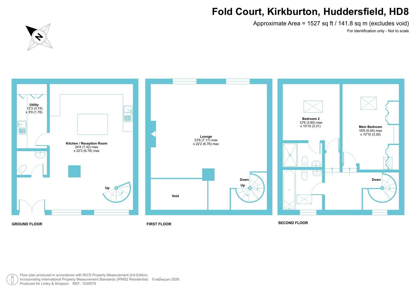2, Fold Court, Huddersfield floorplan