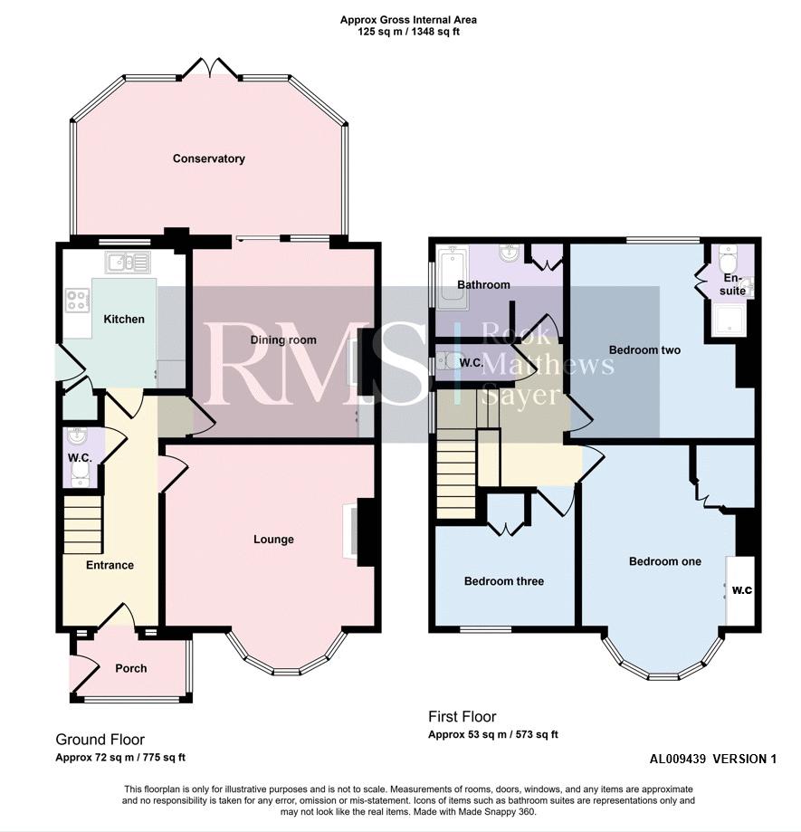 7, Woodlands, Morpeth floorplan