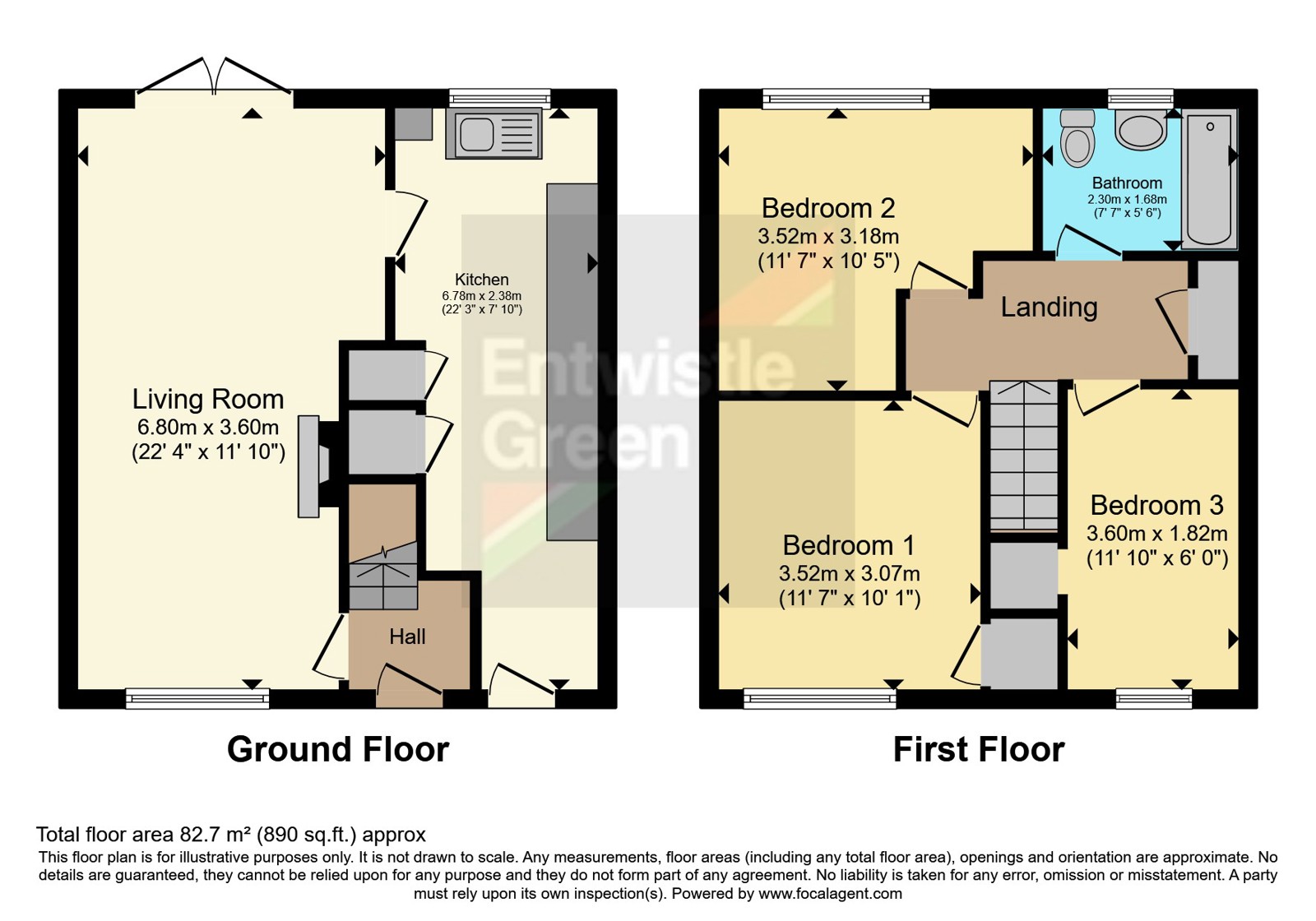 13, Lichfield Close, Merseyside floorplan