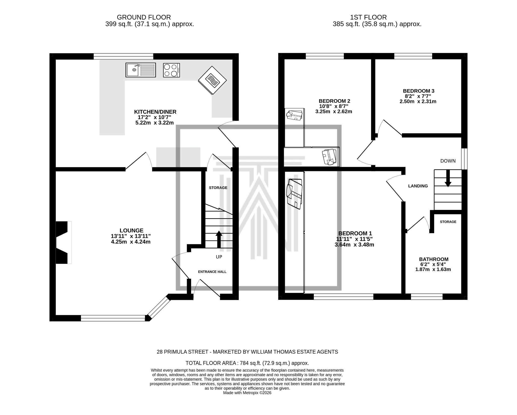 28 Primula Street, Bolton floorplan