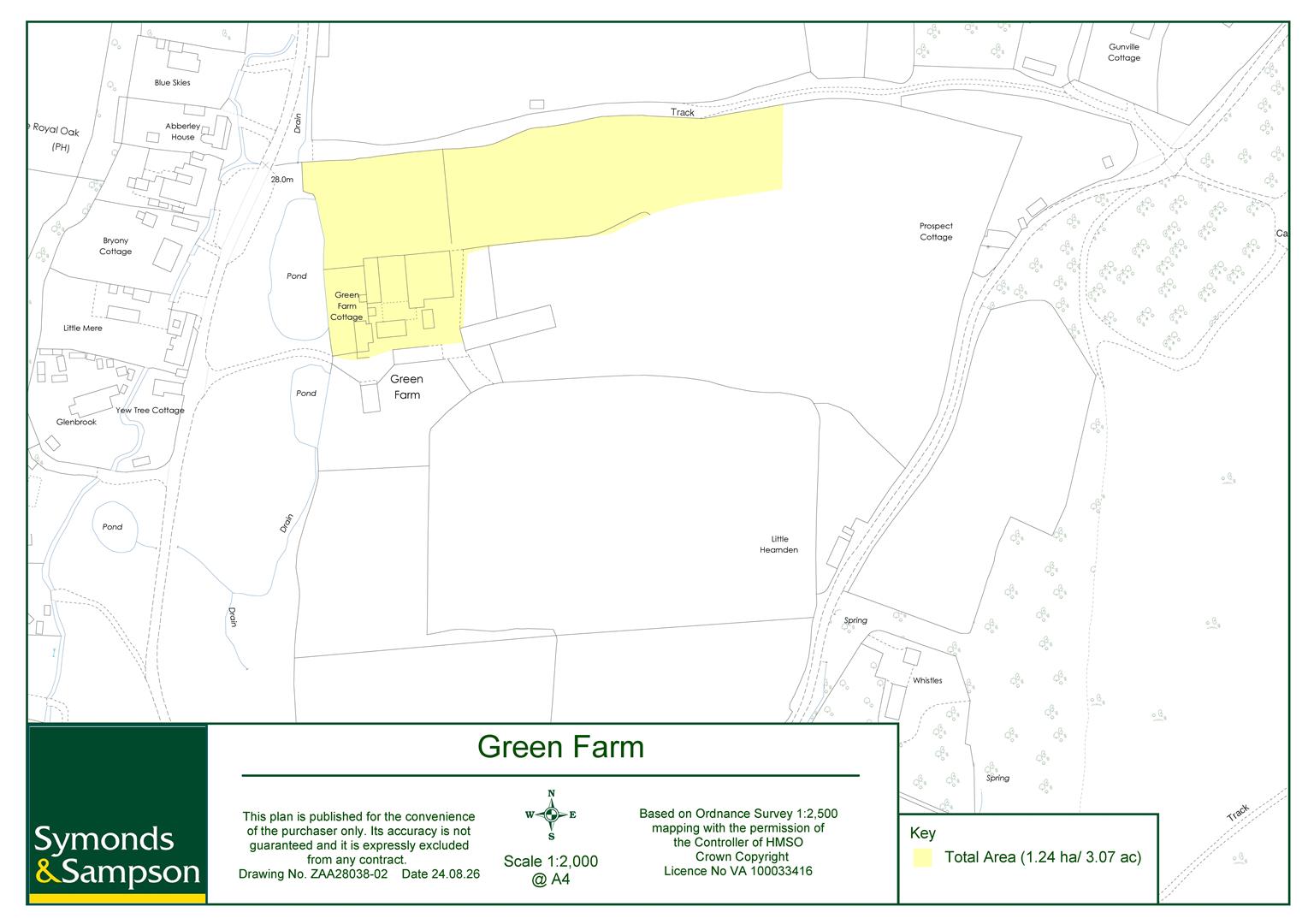 Green Farm Cottage, Ringwood Road, New Forest floorplan