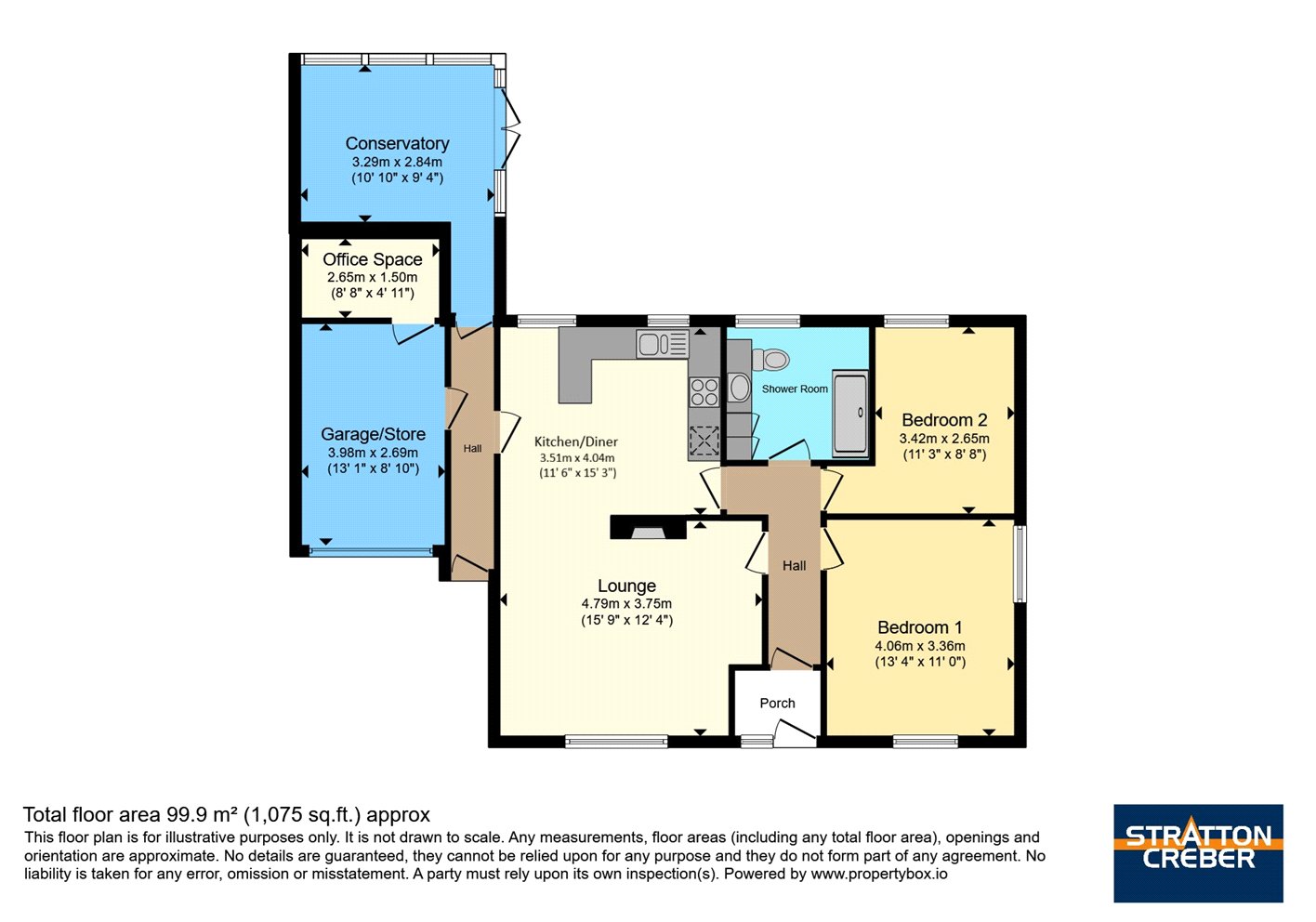 7, Linley Close, Truro floorplan