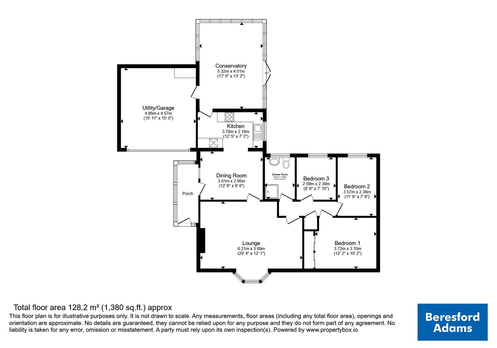 67, Huntsmans Corner, Wrexham floorplan