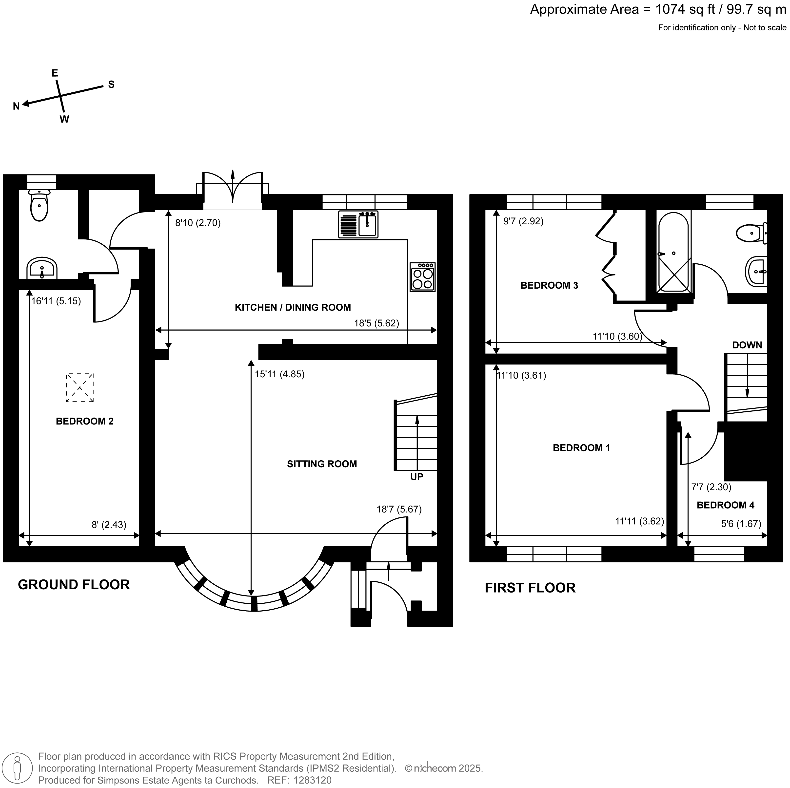 Winterdown Road, Esher floorplan
