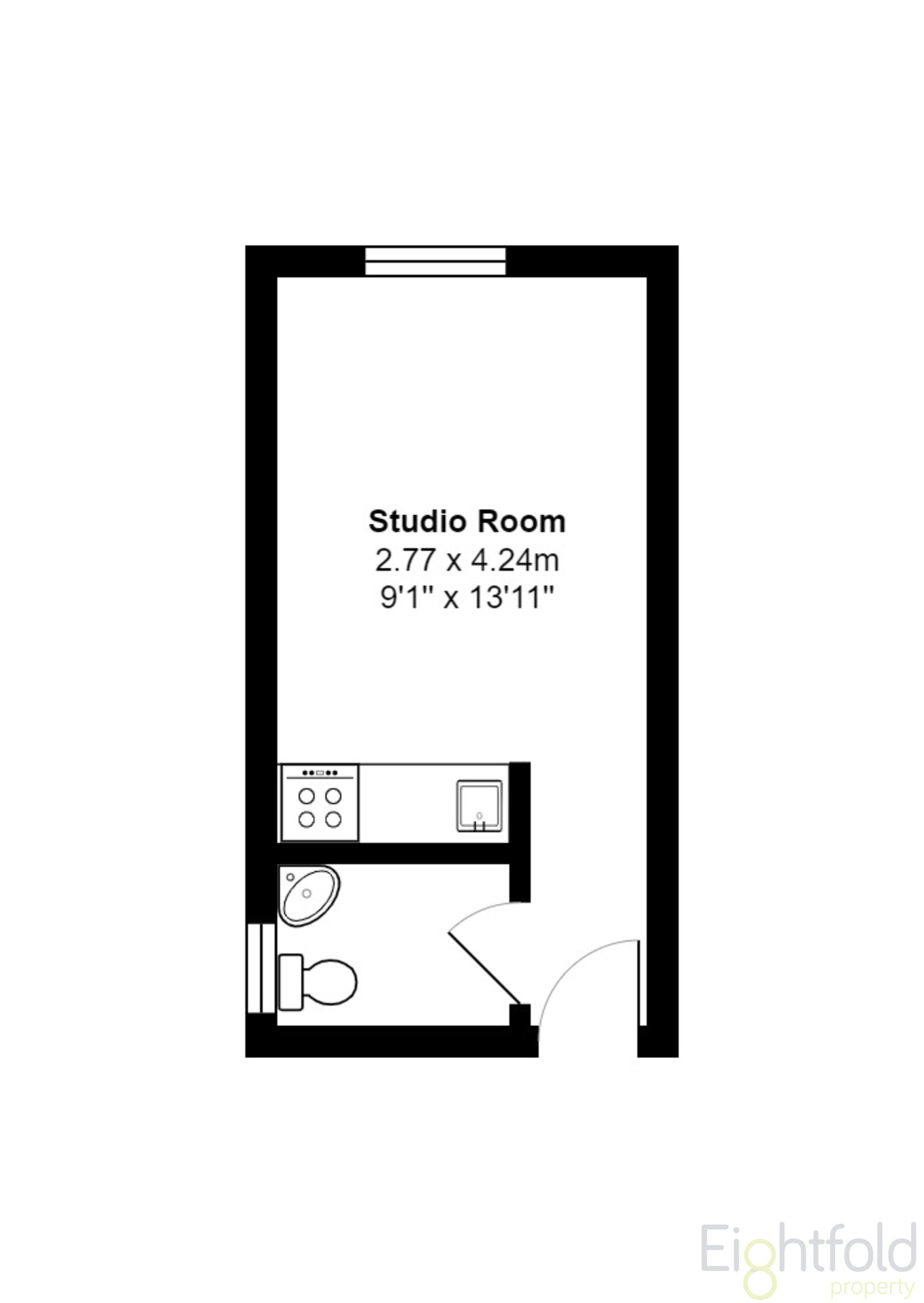 Flat 4, 11 Eaton Place, Brighton floorplan