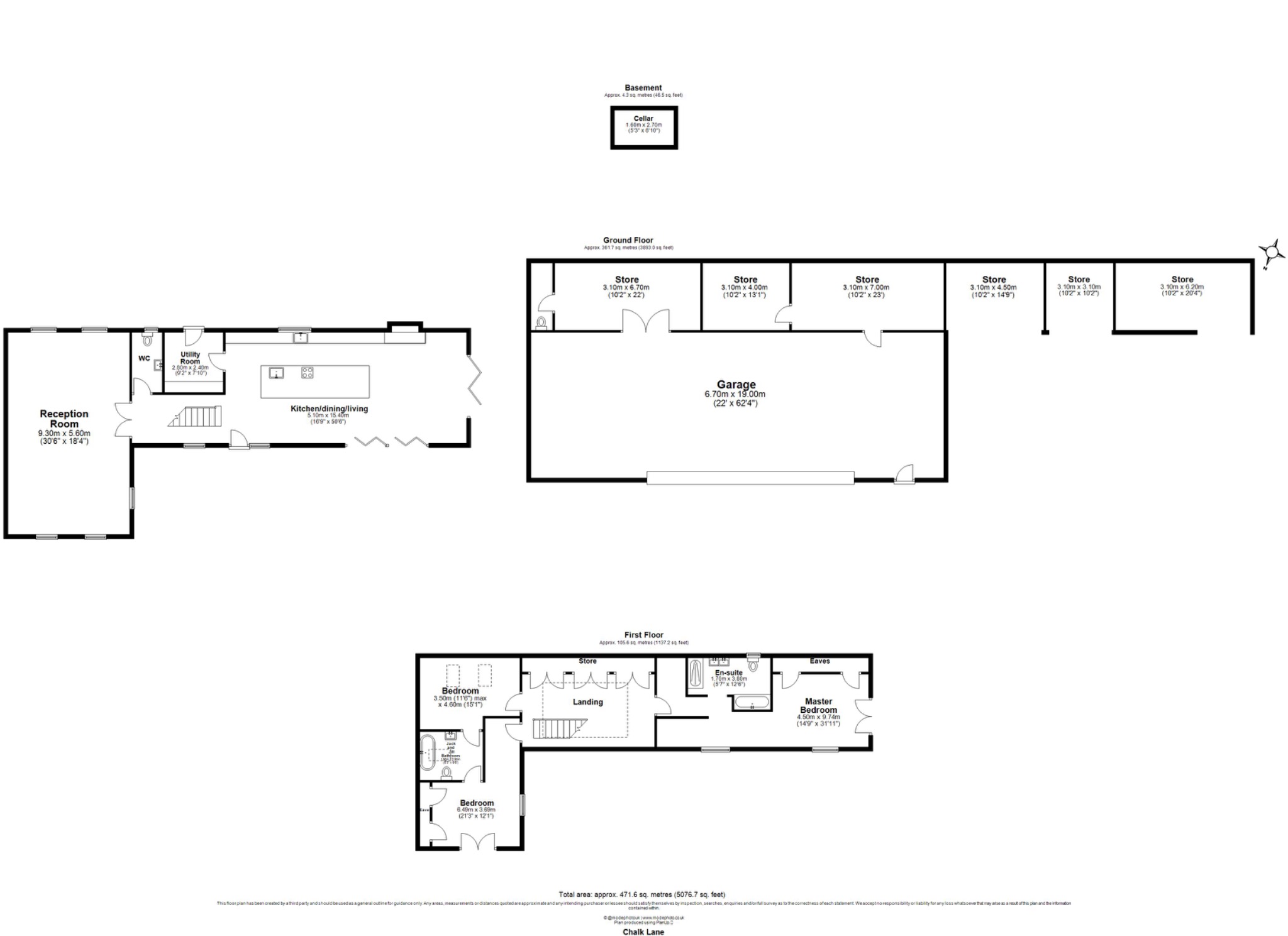 Lovefields, Chalk Lane, Harlow floorplan