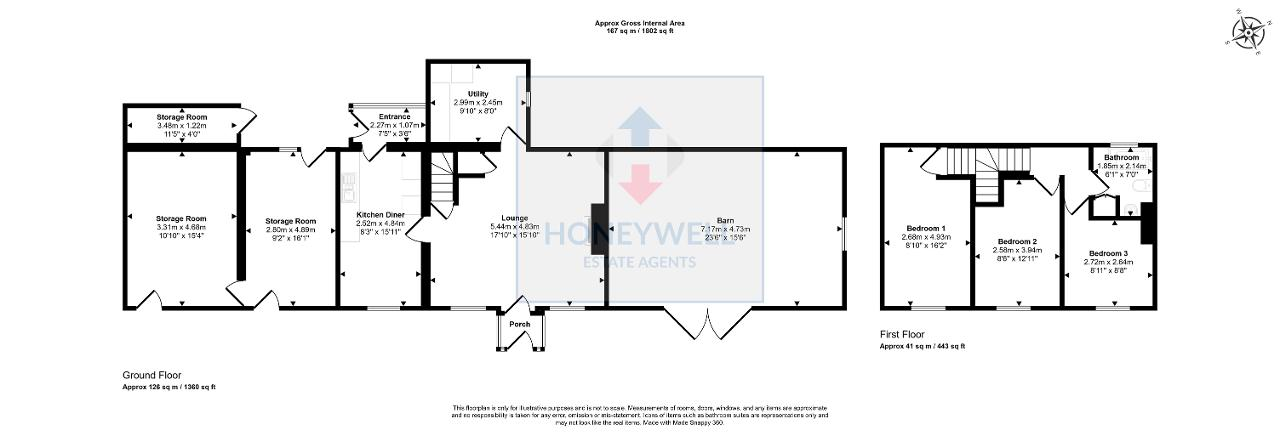2, Commonside Cottage, Whalley floorplan