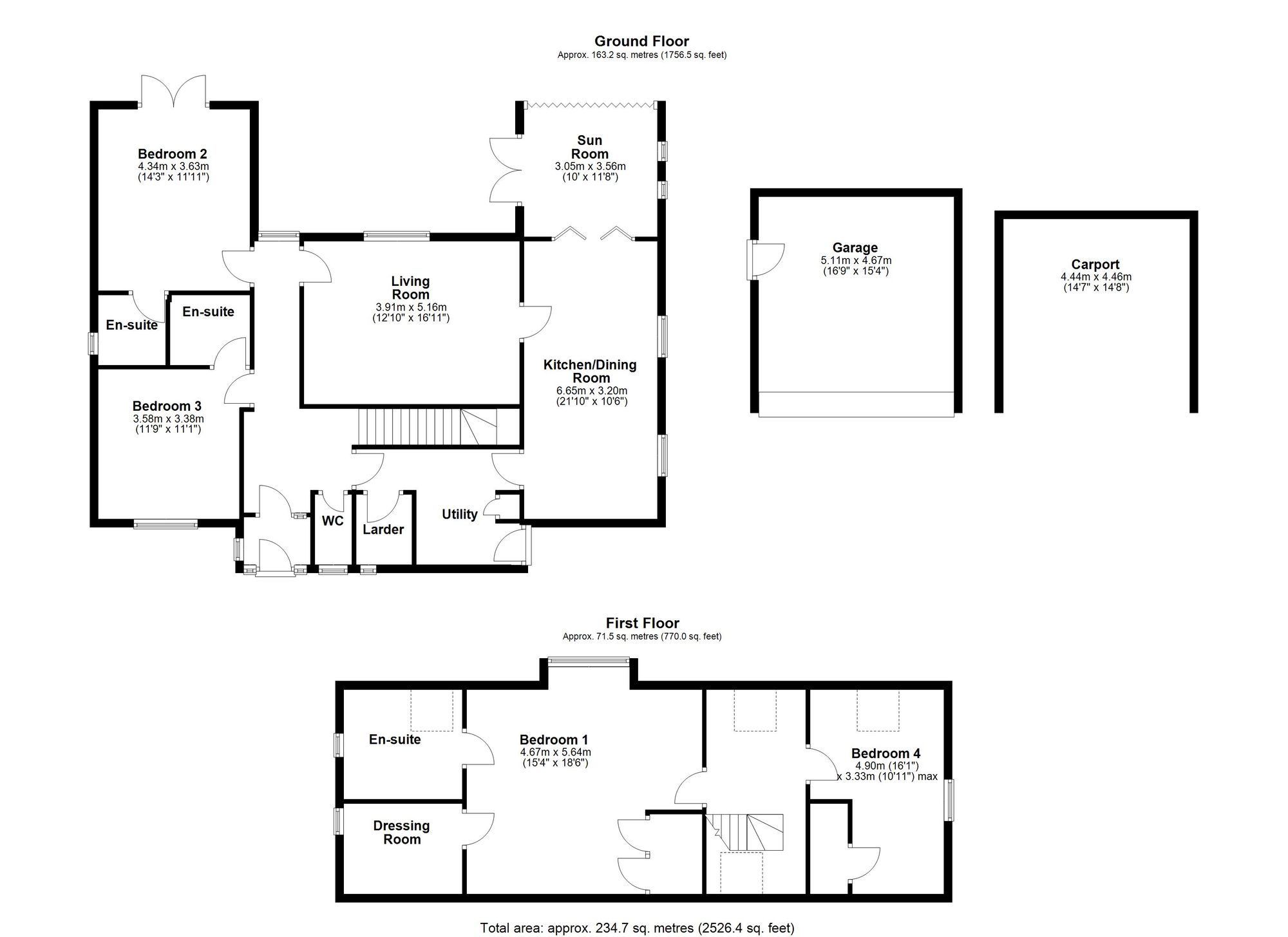 Burghley, Crediton floorplan