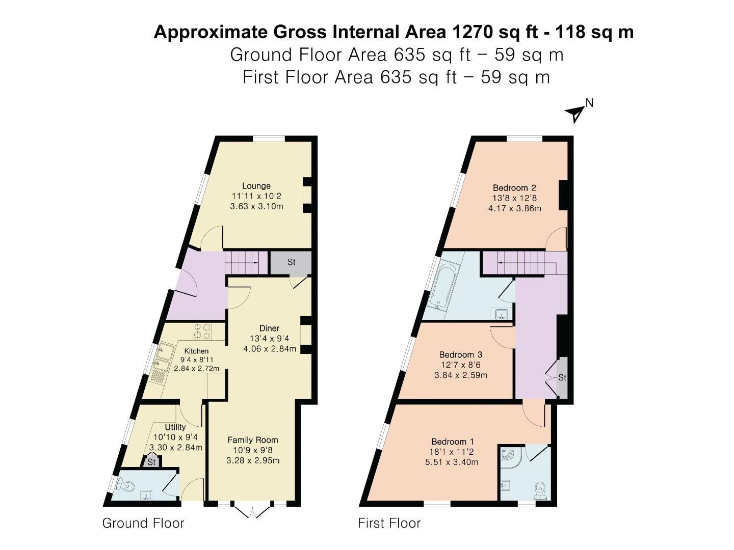 6, Rob Lane, Newton-Le-Willows floorplan