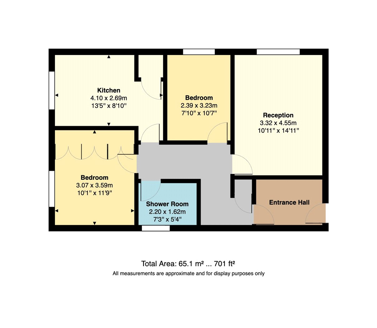 16 Leahurst Court, 97, London Road, Dover floorplan