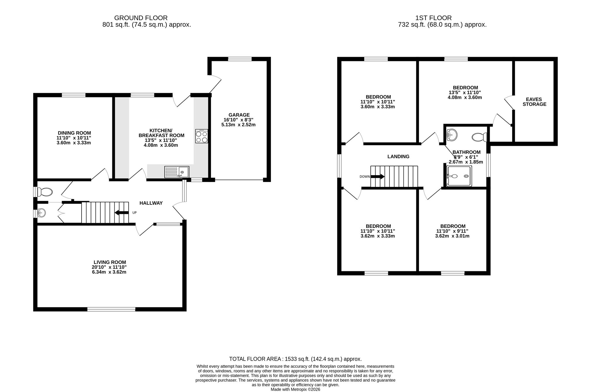 45 Glanrhyd, Cwmbran floorplan