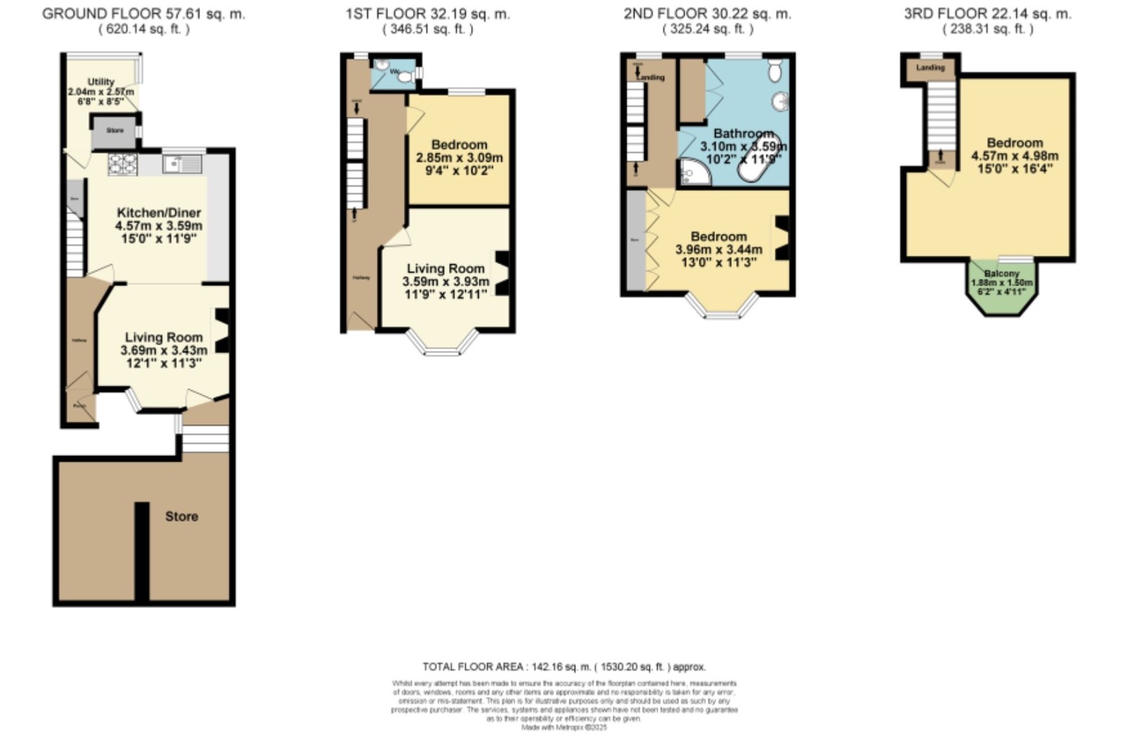 6, Guildford Lawn, Kent floorplan