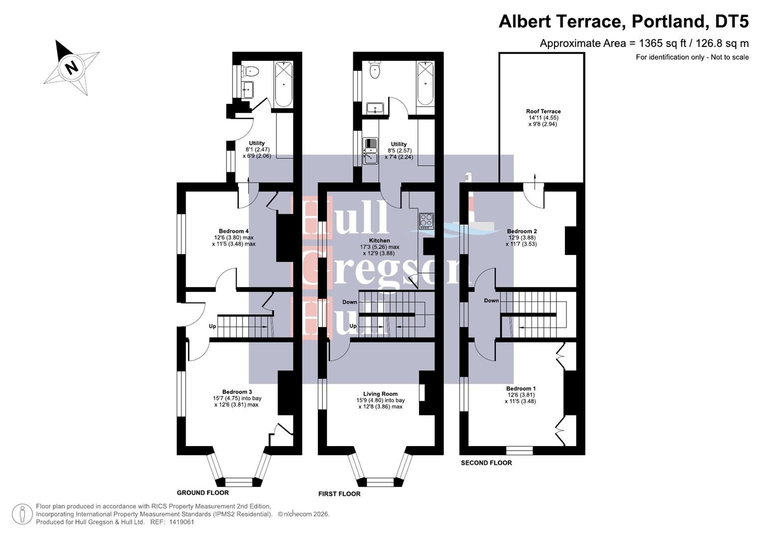 14, Albert Terrace, Portland floorplan