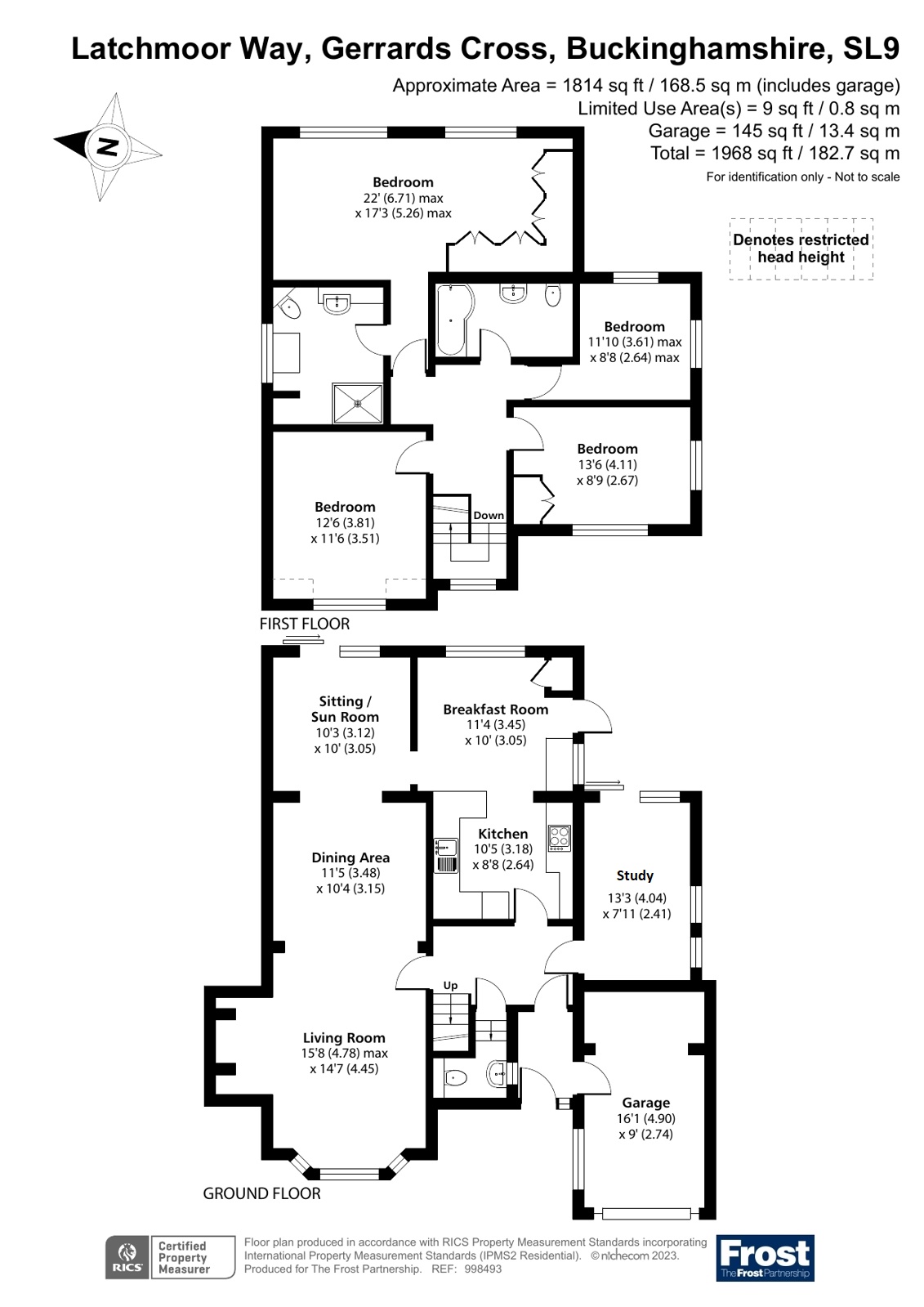 Latchmoor Way, Gerrards Cross, Buckinghamshire SL9, 4 bedroom detached