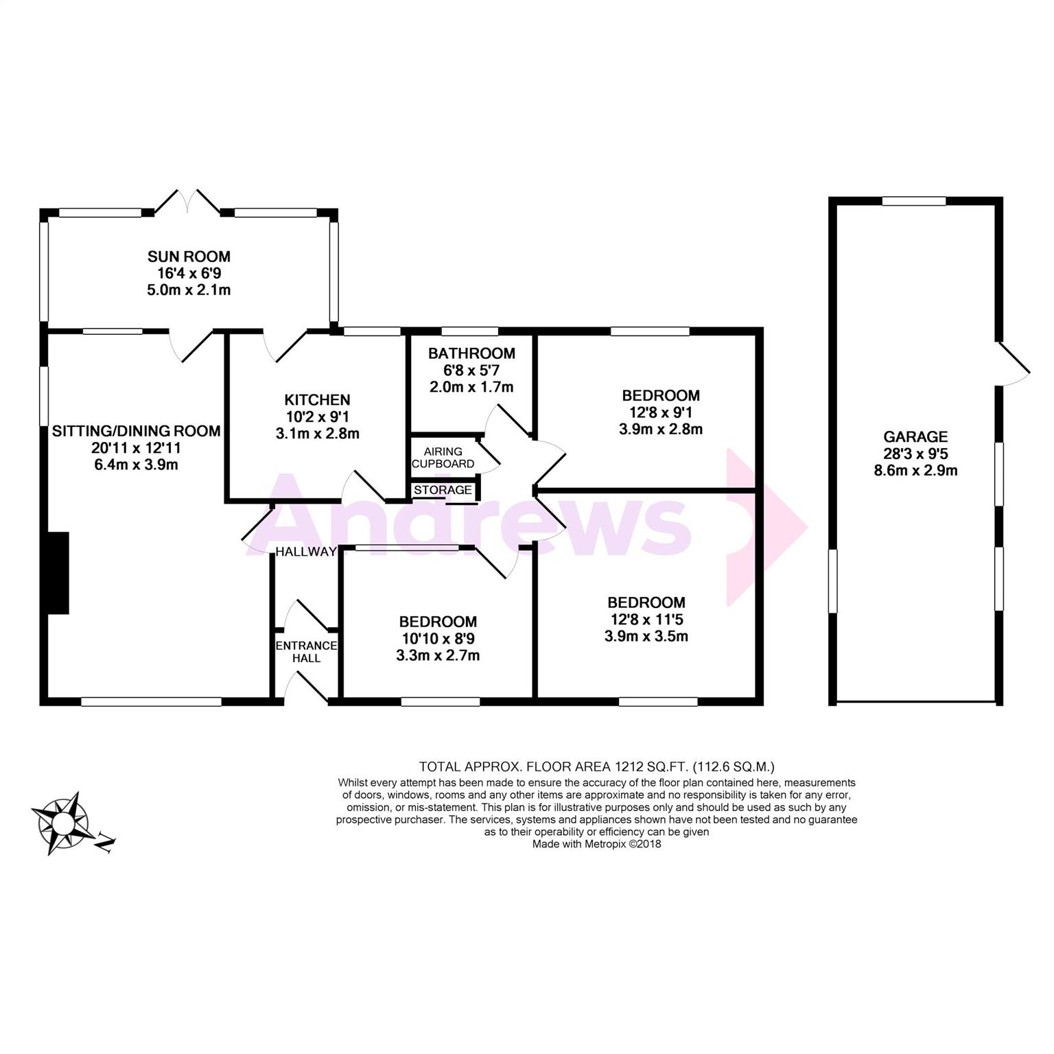Timsbury Road, Farmborough, Bath BA2, 3 bedroom detached bungalow for