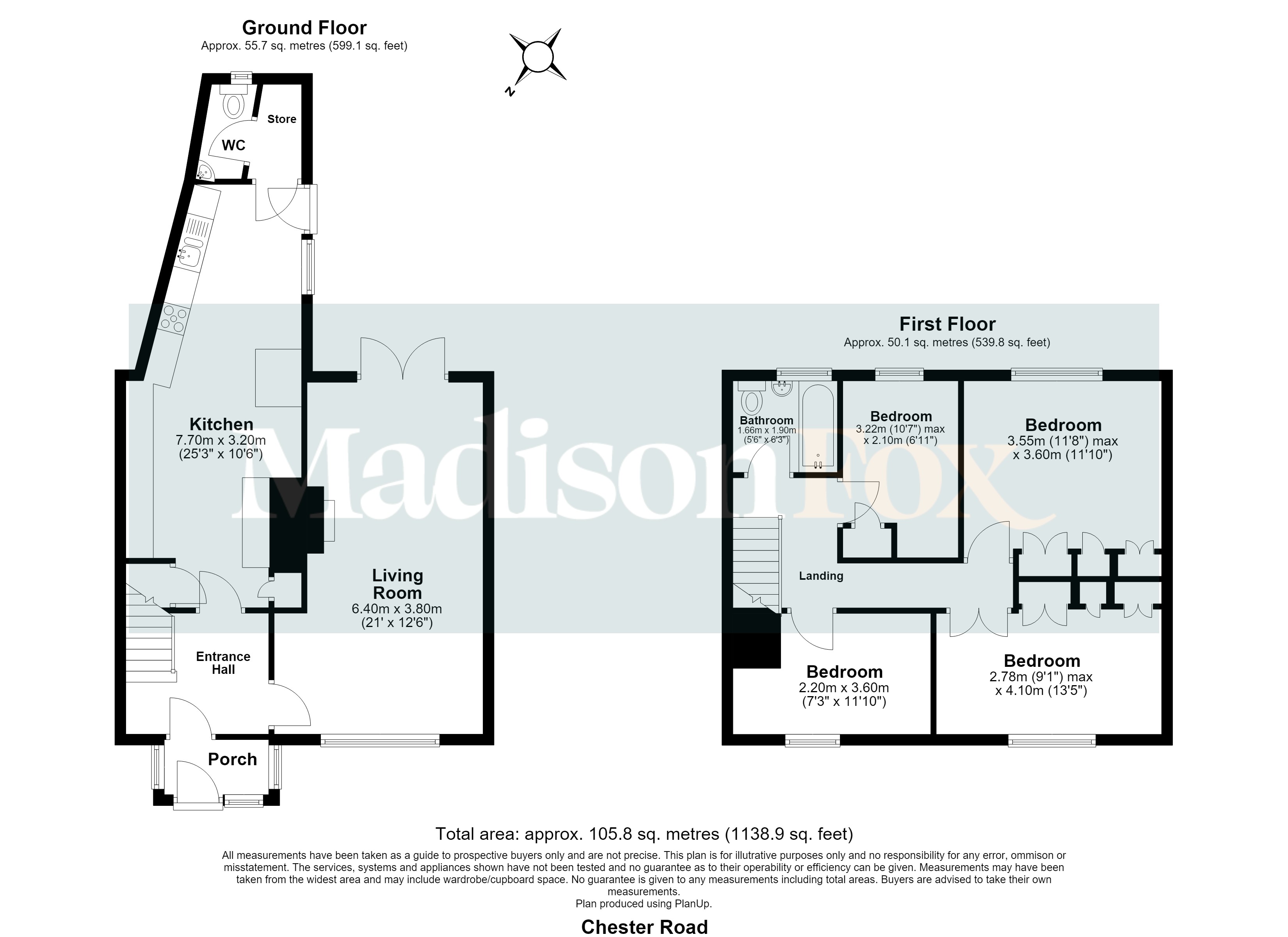 258, Chester Road, Essex floorplan