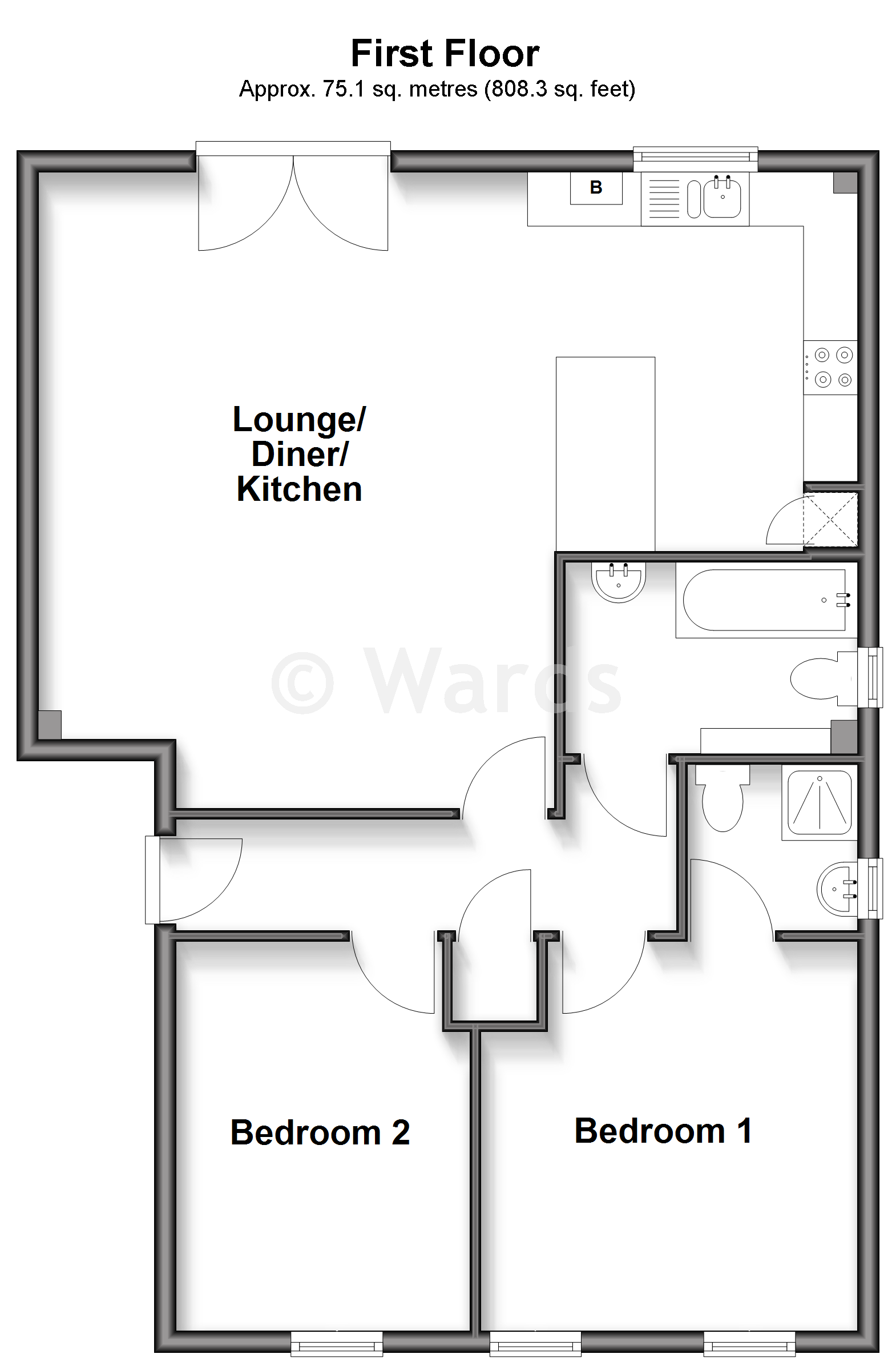Greyhound House, Shipbourne Road, Tonbridge floorplan