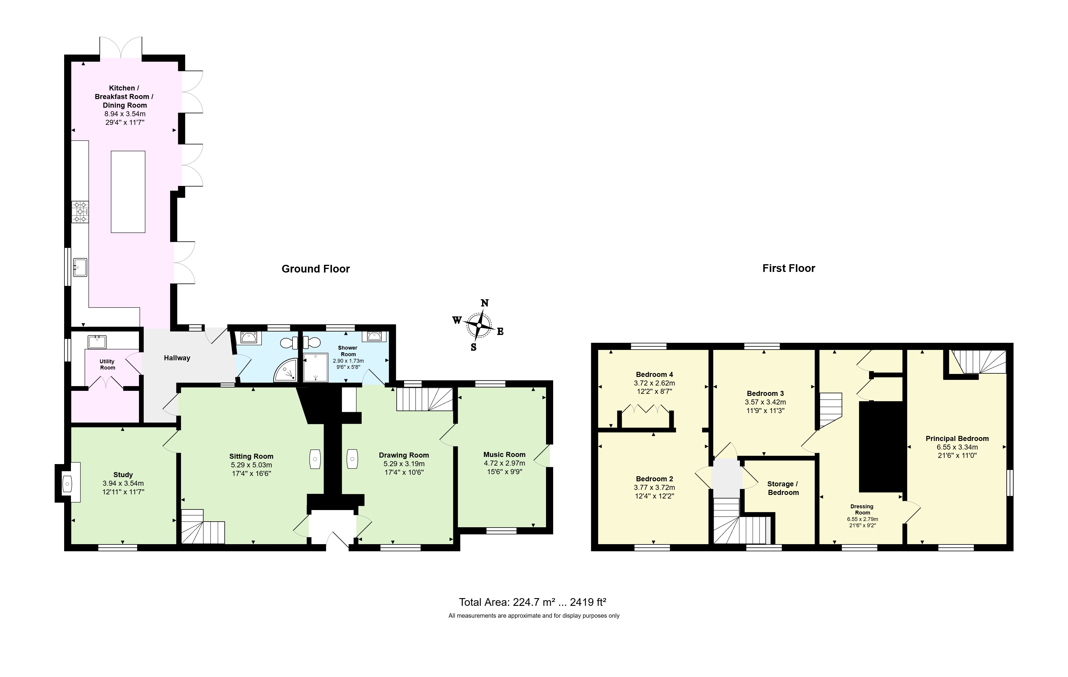Old Post House, 18, The Green, St. Neots floorplan