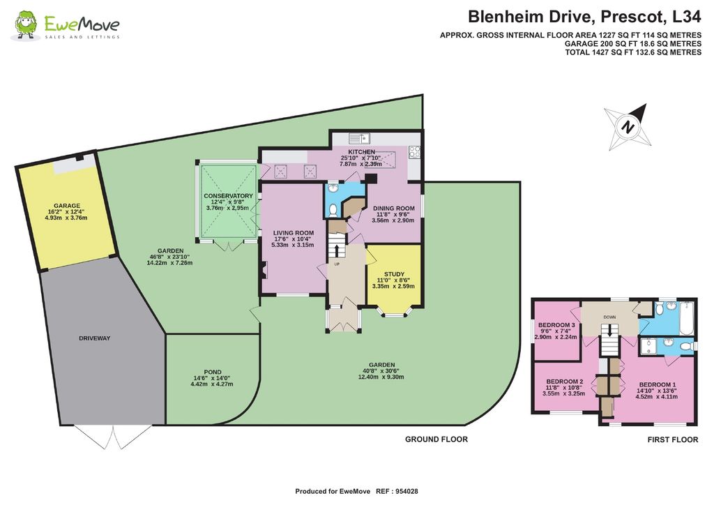 Blenheim Drive, Prescot L34, 3 bedroom detached house for sale