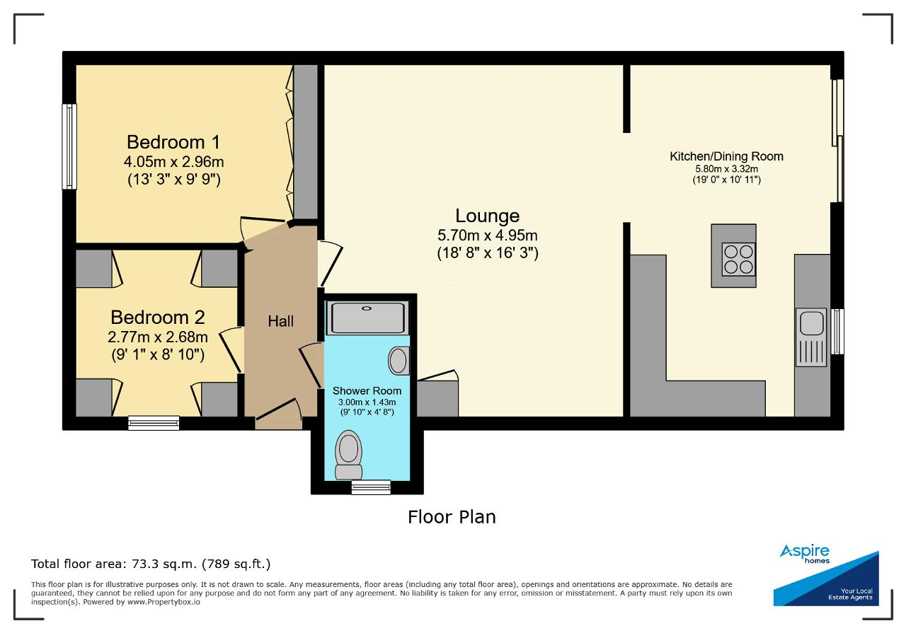 7, Walsingham Court, Wisbech floorplan