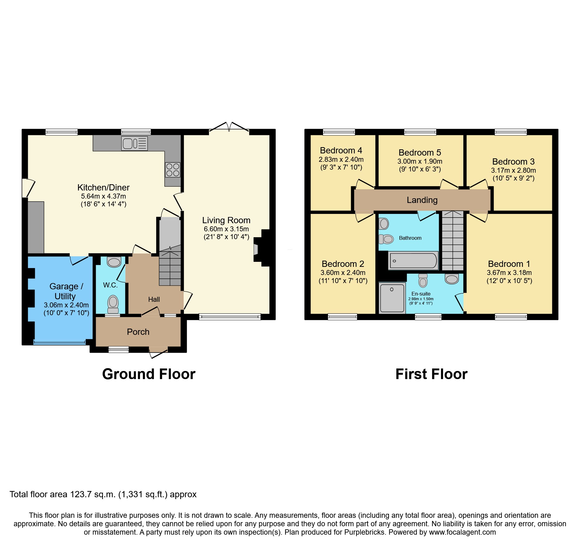 27, Grace Drive, Nottingham floorplan