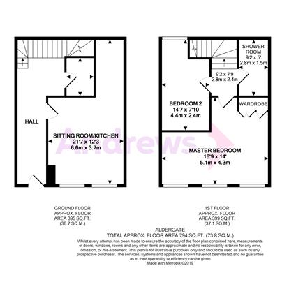 2 Bedrooms Terraced house for sale in Shepherd Street, St Leonards-On-Sea, East Sussex TN38