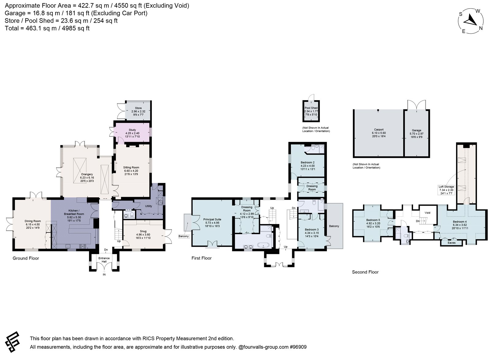 Chusan House,, Farley Court, Farley Hill floorplan