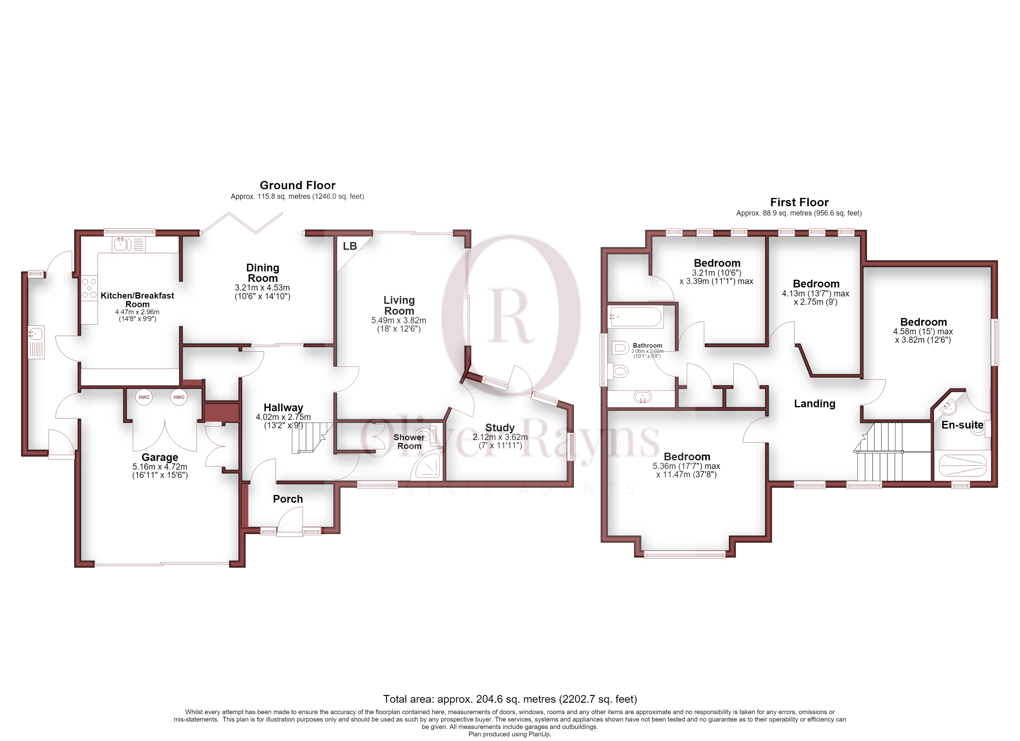 46, Avenue Road, Leicester floorplan