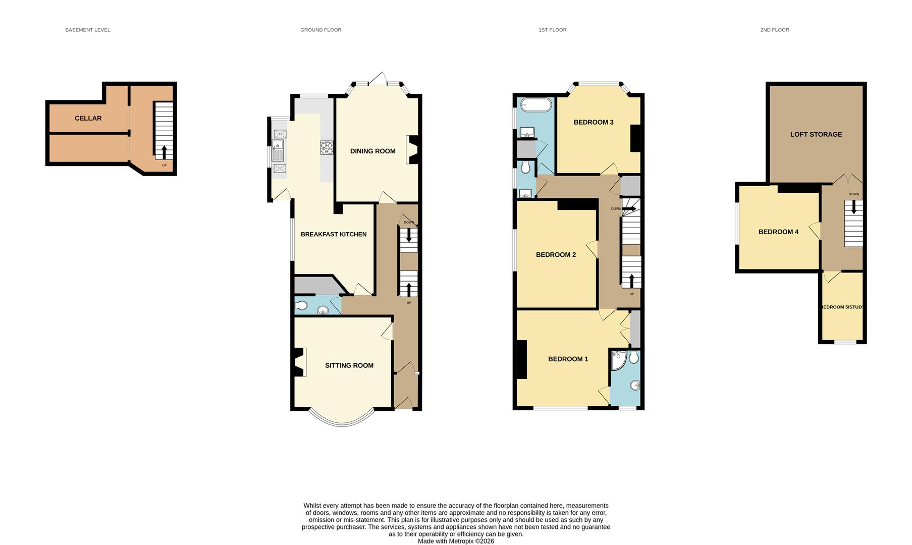15, Somers Road, Malvern floorplan