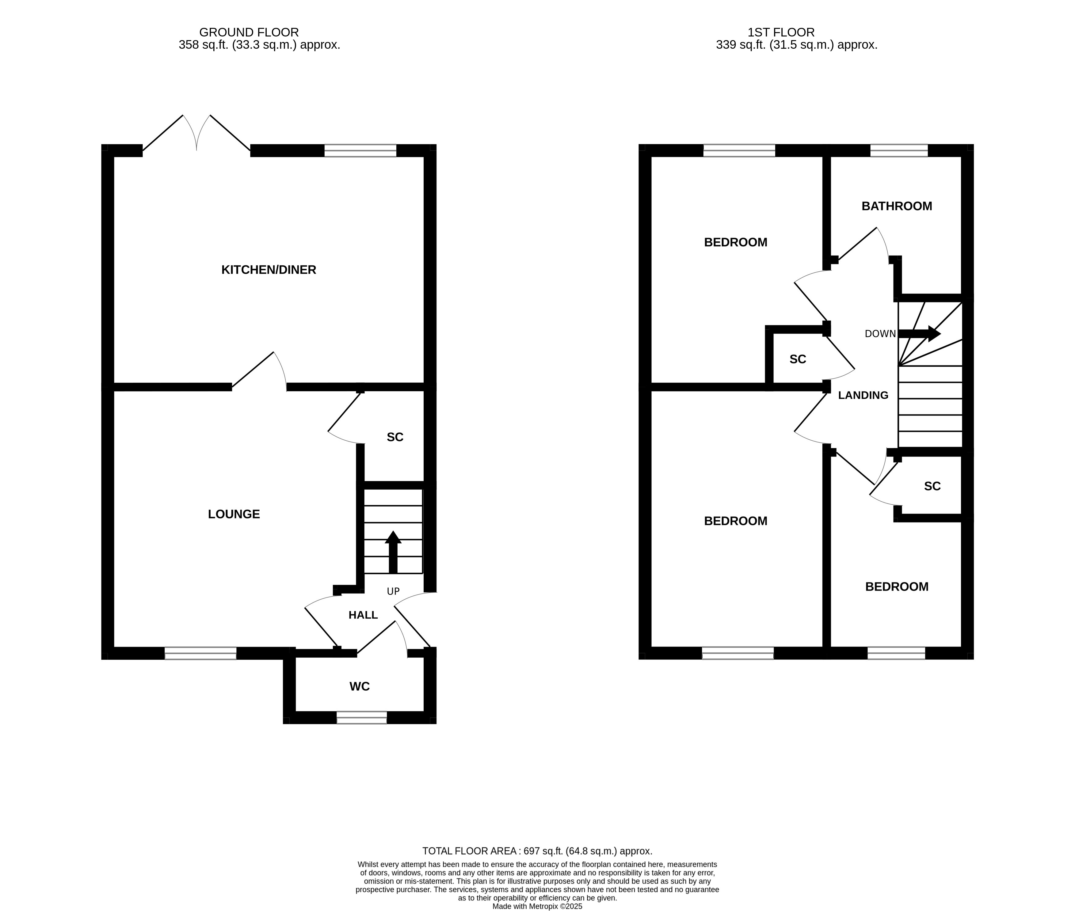 27, Kayser Court, Biggleswade floorplan