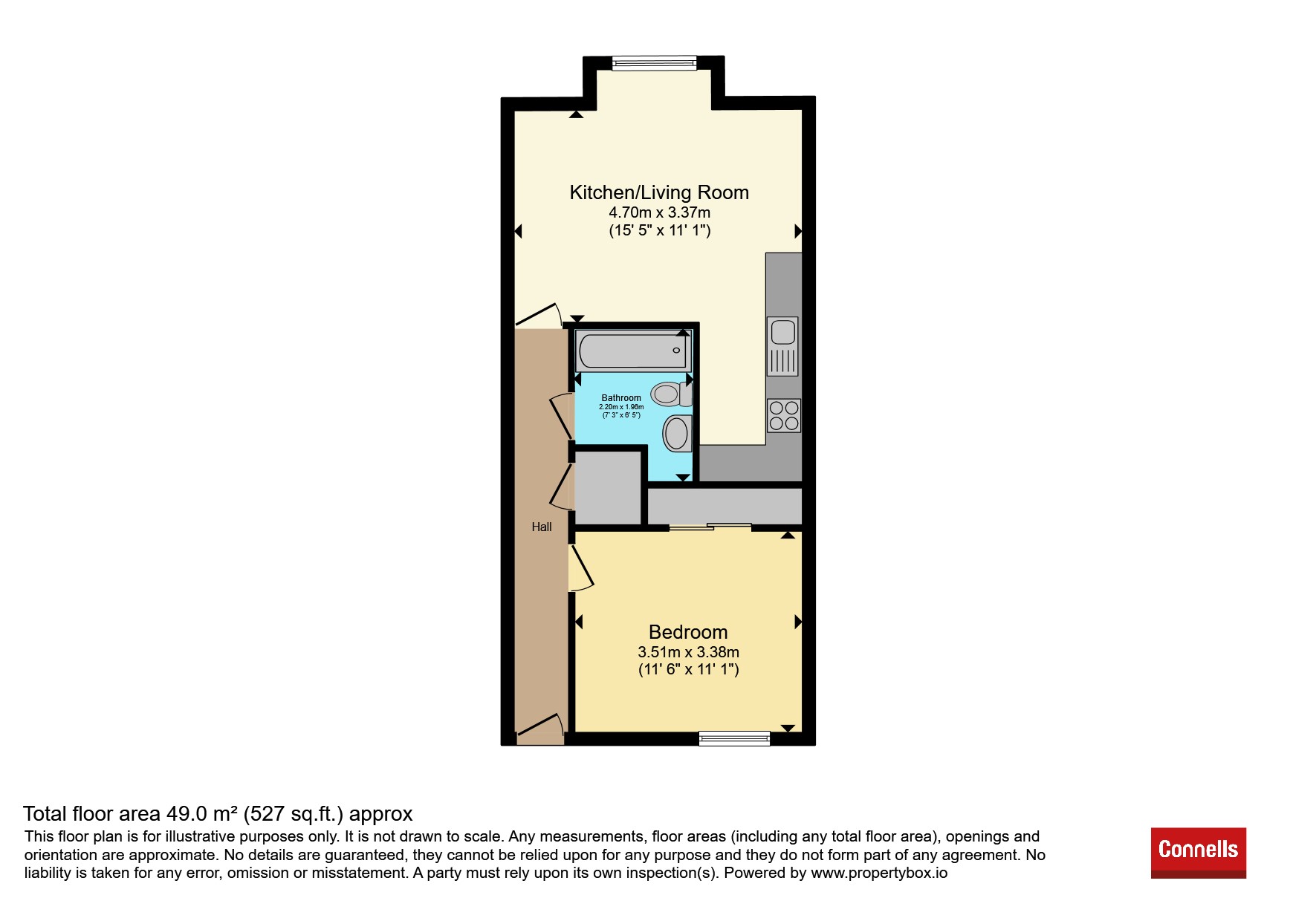 Apartment 27, Arena View, 30, Clement Street, Birmingham floorplan