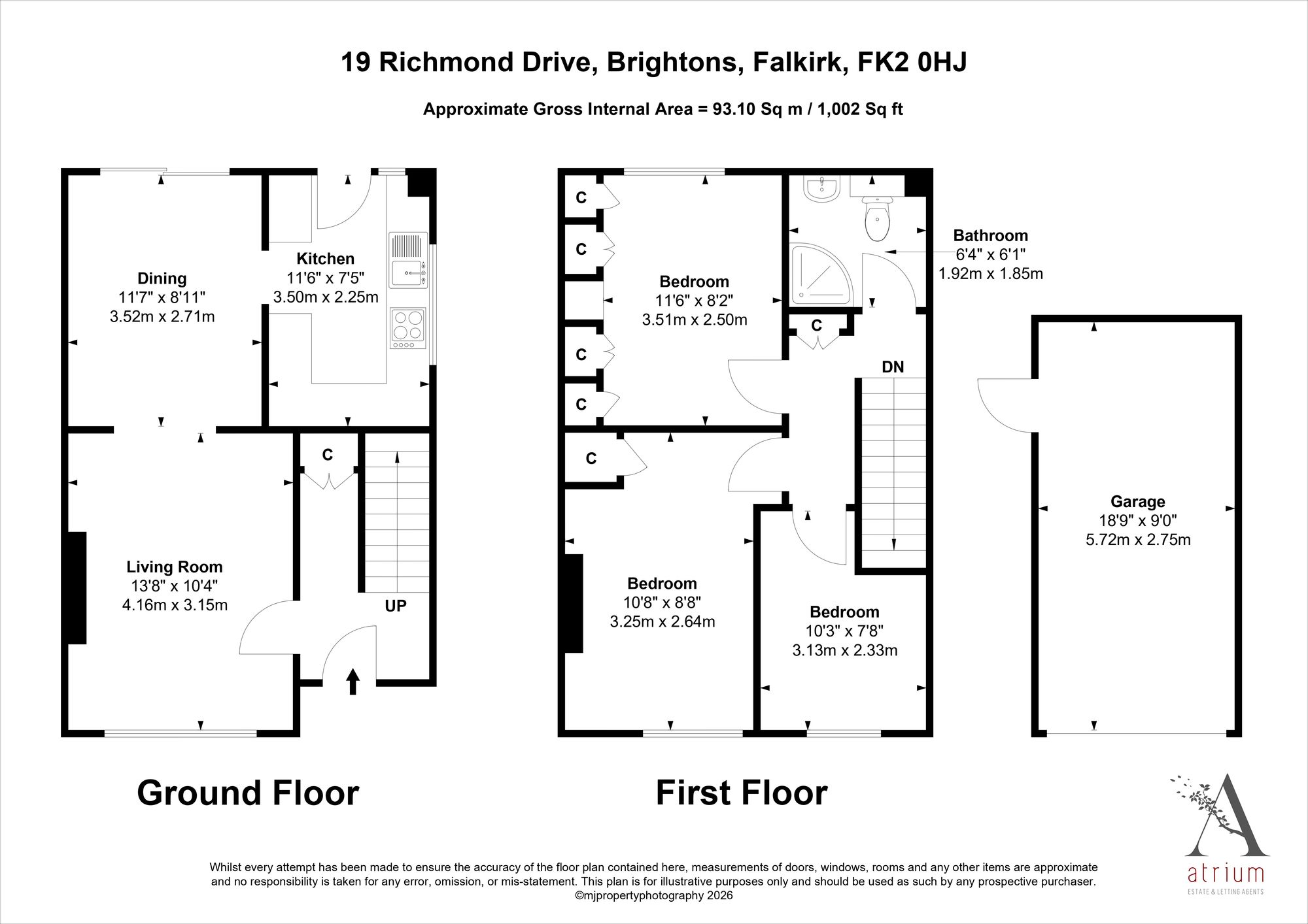 19 Richmond Drive, Falkirk floorplan