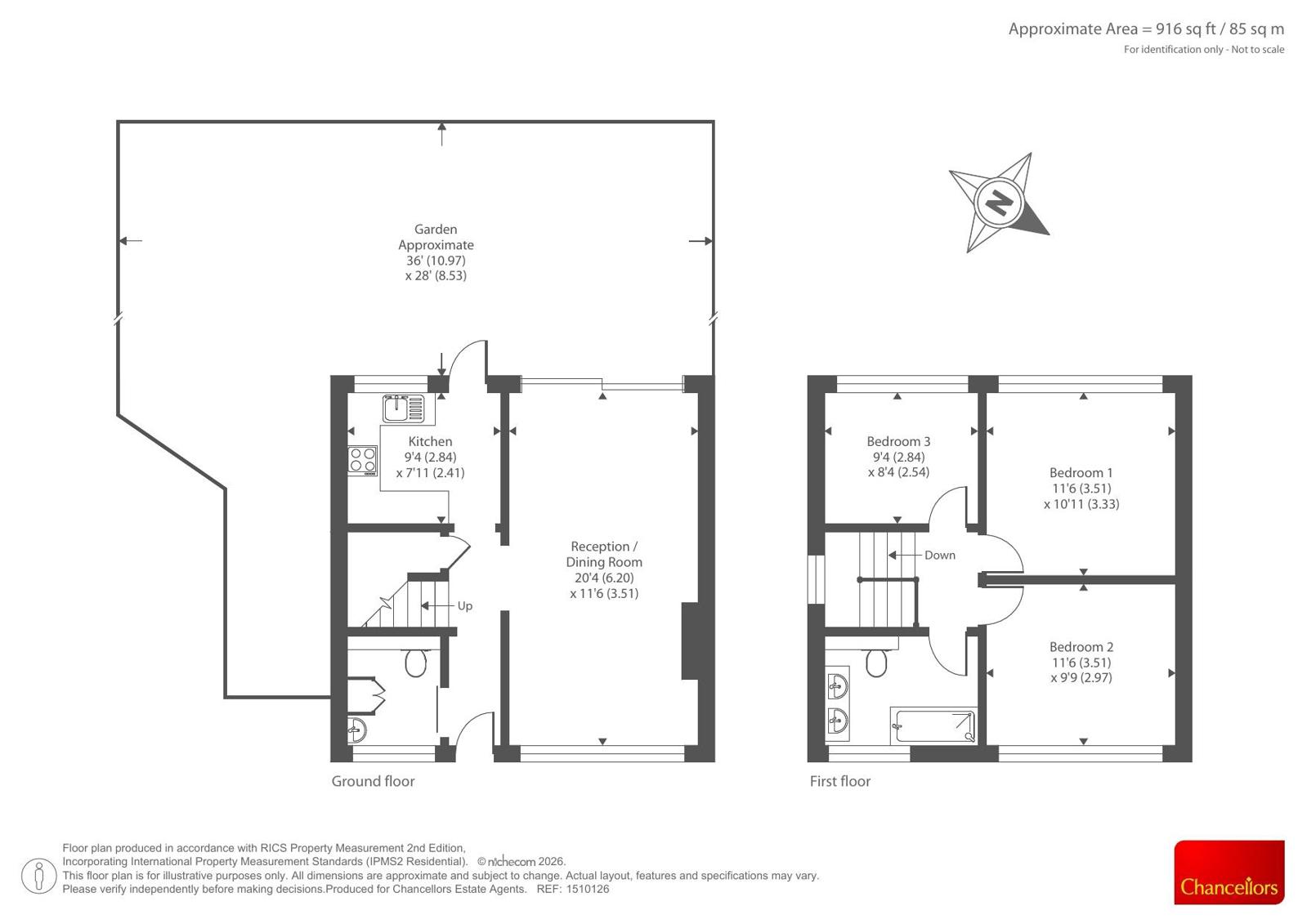 58, Broadlands Avenue, Chesham floorplan