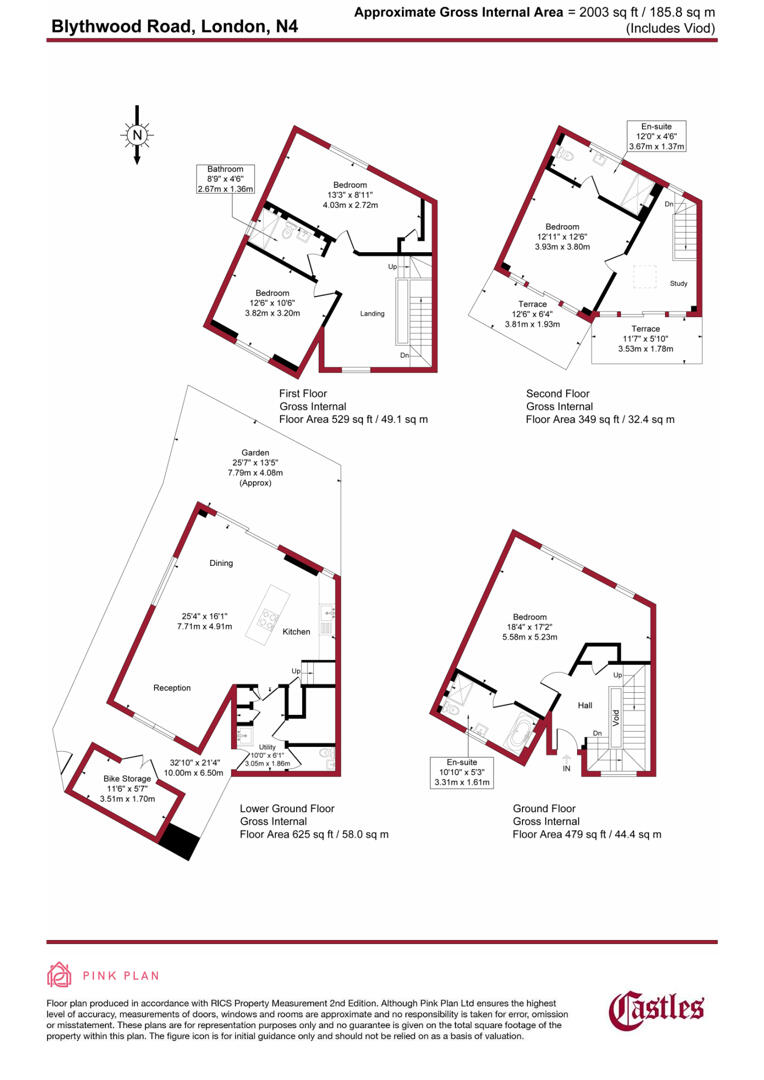 44, Blythwood Road, London floorplan