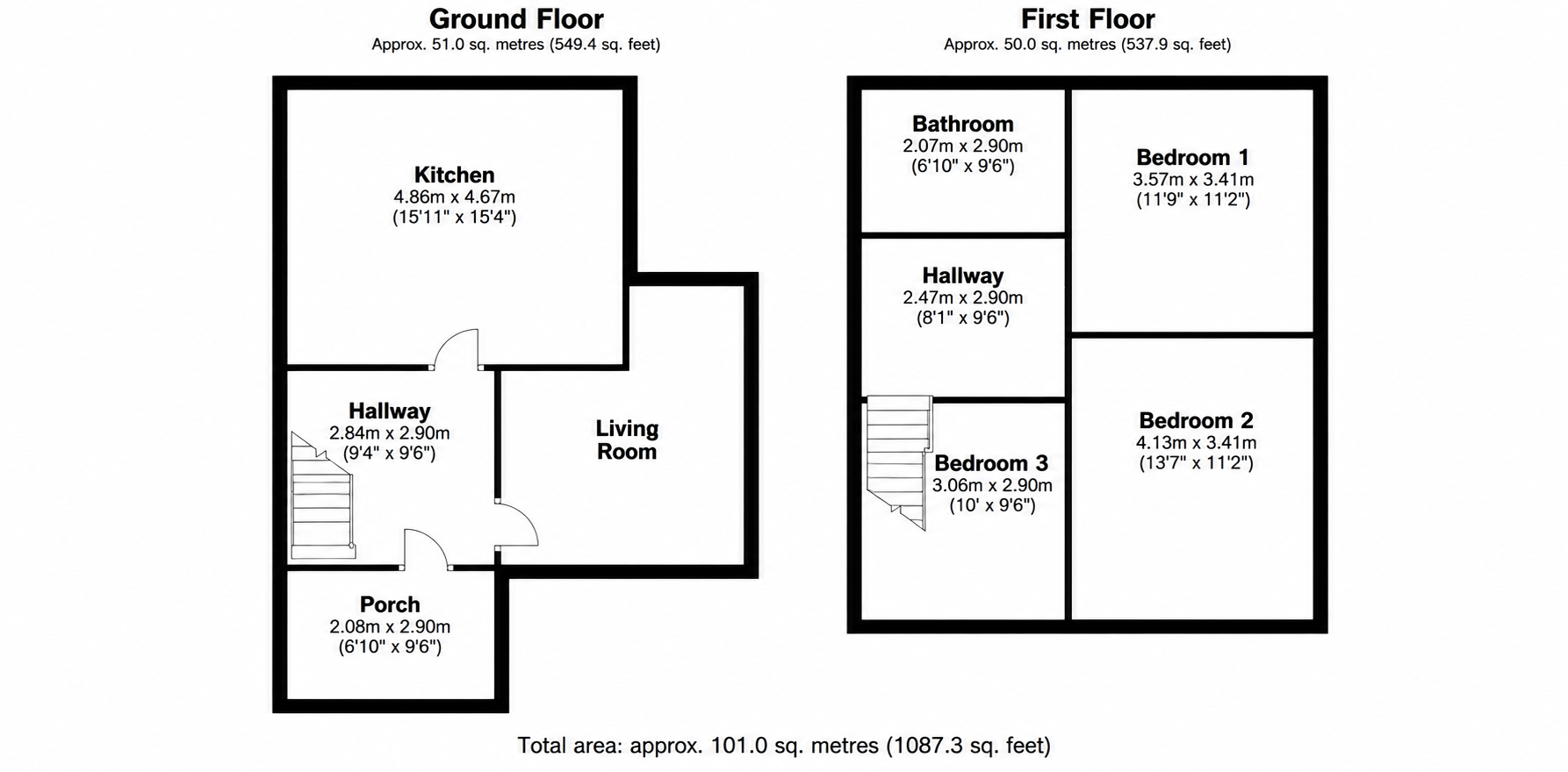48, Peckforton Way, Chester floorplan