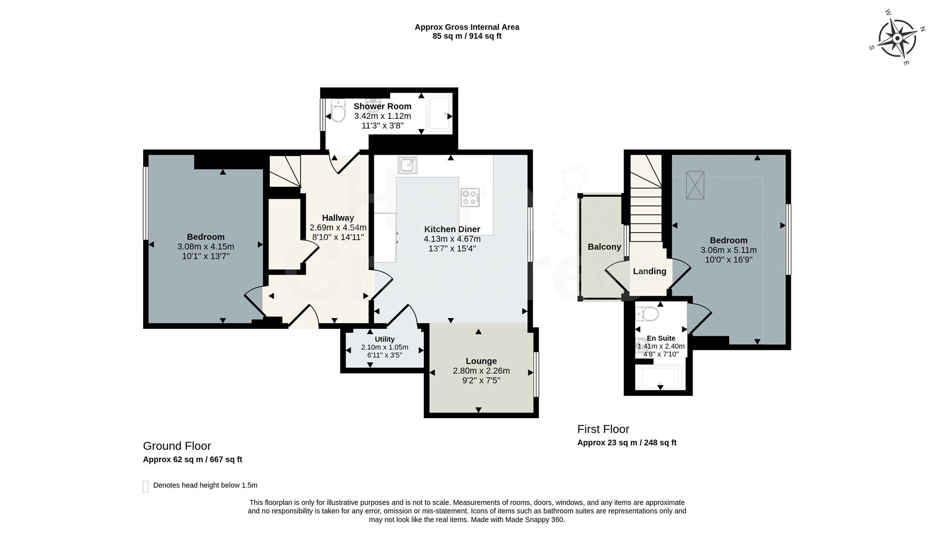 10, Llys Sofia, Cathedral Gardens, Cathedral Road, Cardiff floorplan
