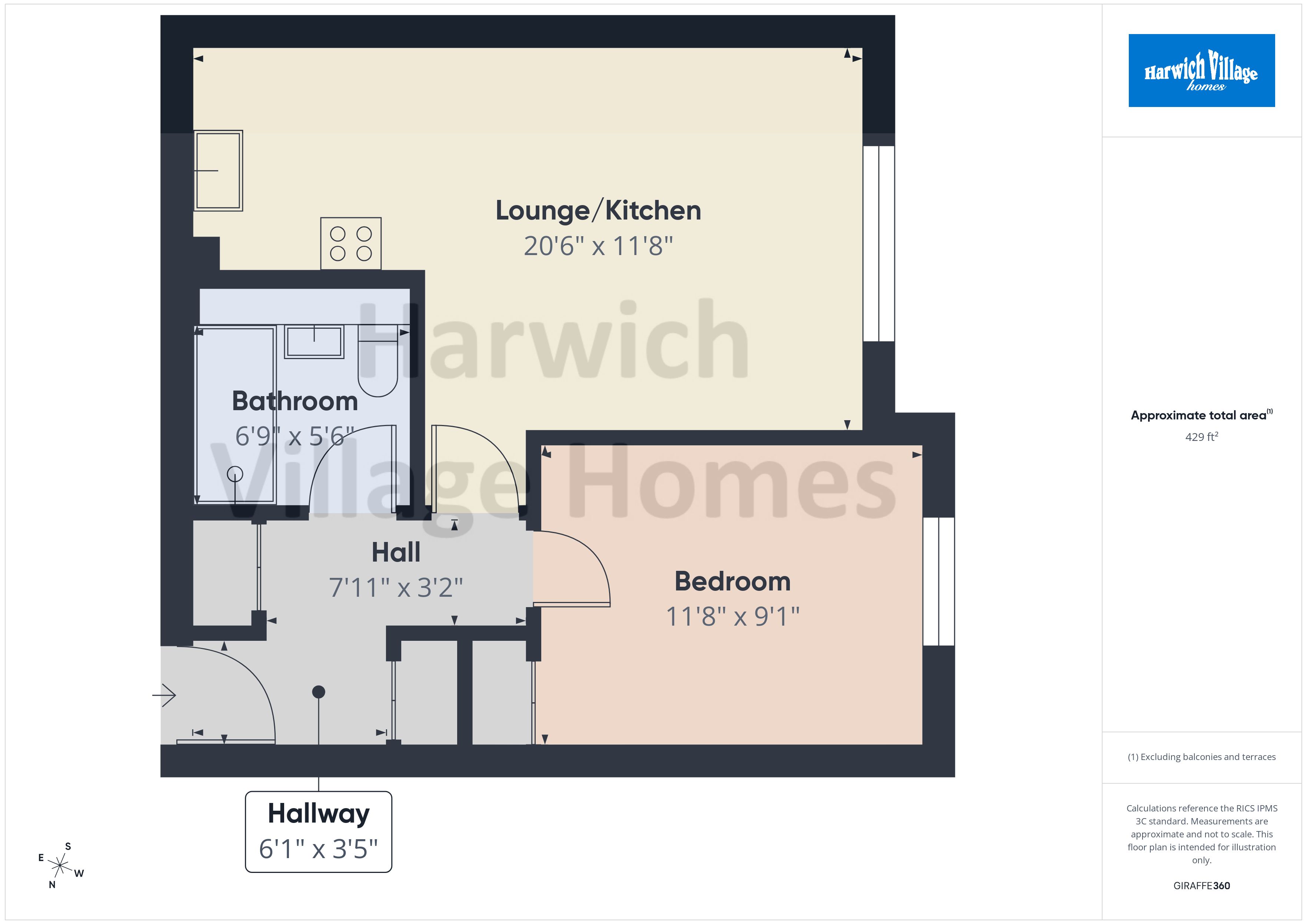 Flat 9, Park Court,, Park Road, Essex floorplan