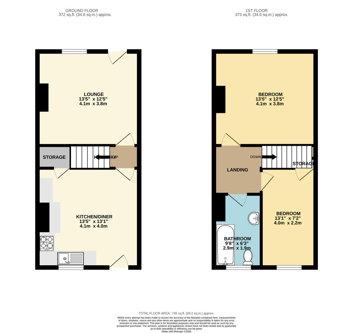 8, Pontefract Terrace, Pontefract floorplan