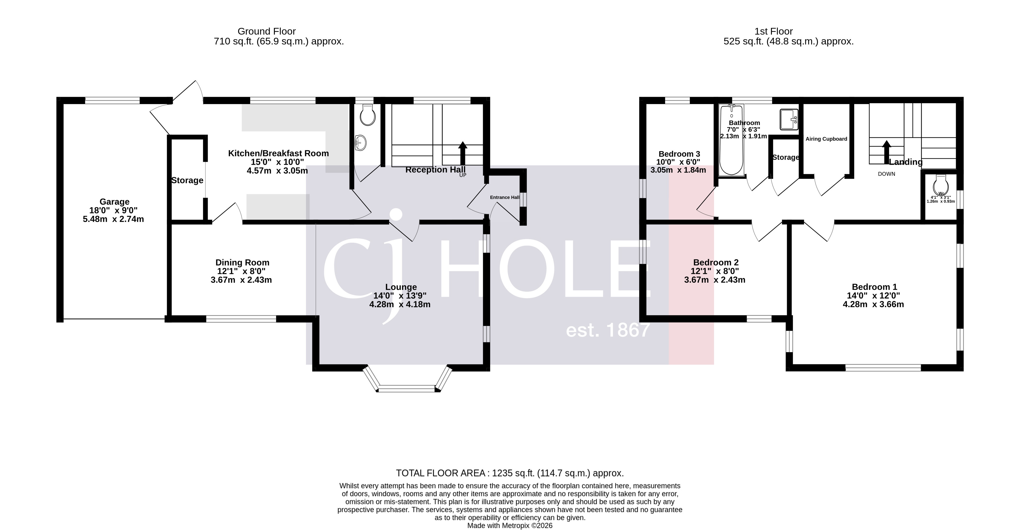 Parkside,, Bristol Road Lower, Somerset floorplan
