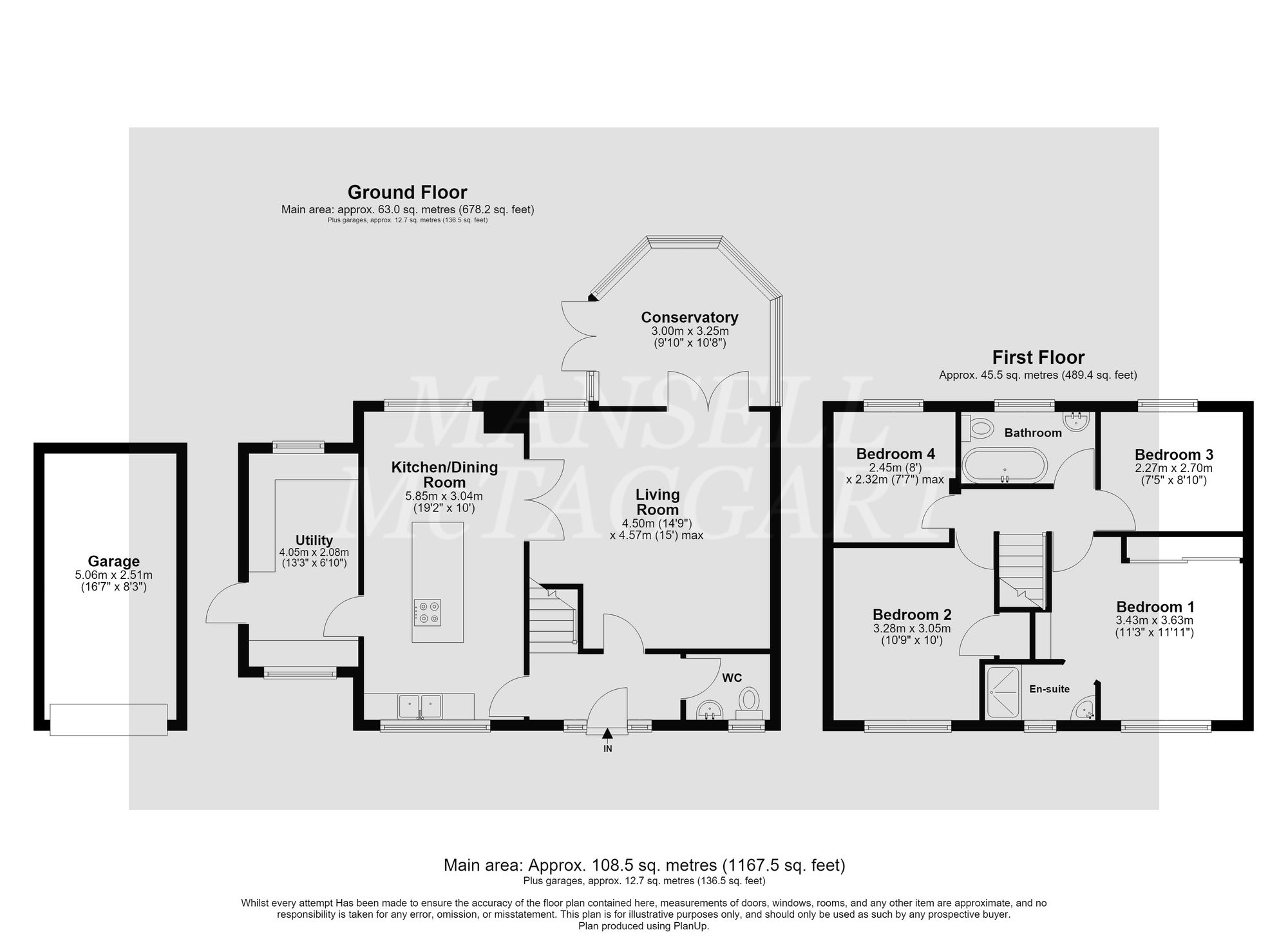 4 Horndean Close, Crawley floorplan