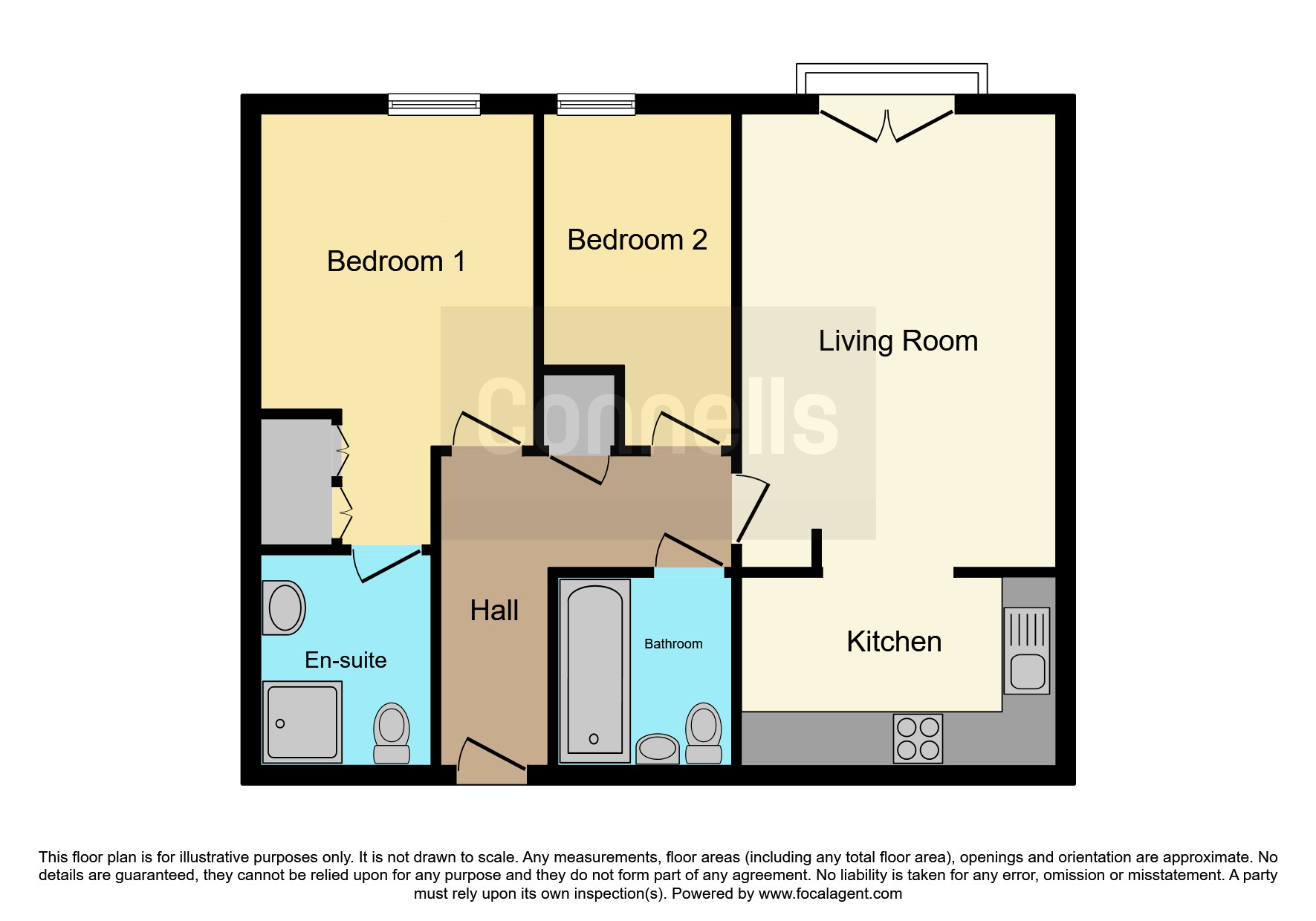 Flat 46, Barnshaw House, Coxhill Way, Aylesbury floorplan