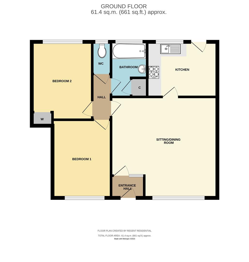5 Jacmar Court, Ashley Road, New Milton floorplan