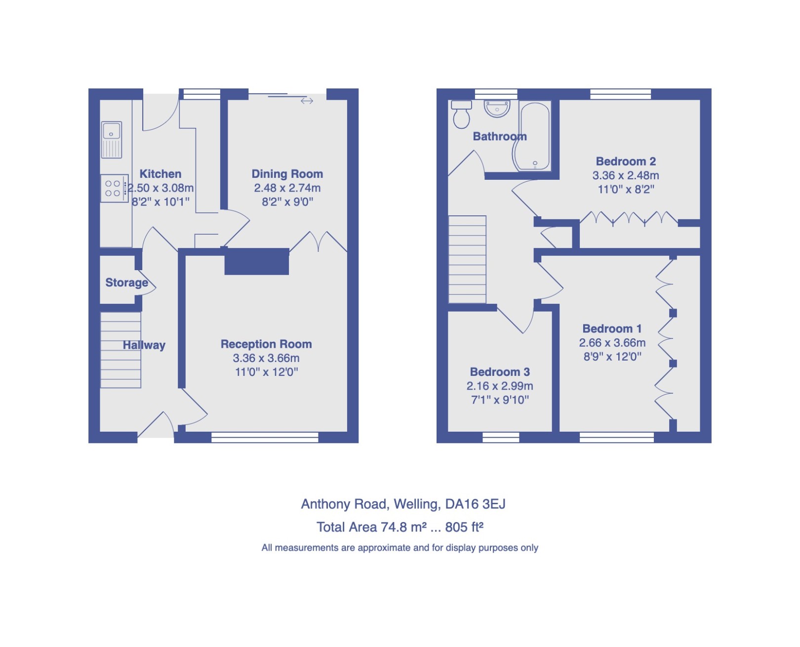 Anthony Road, Welling DA16, 3 bedroom terraced house for sale
