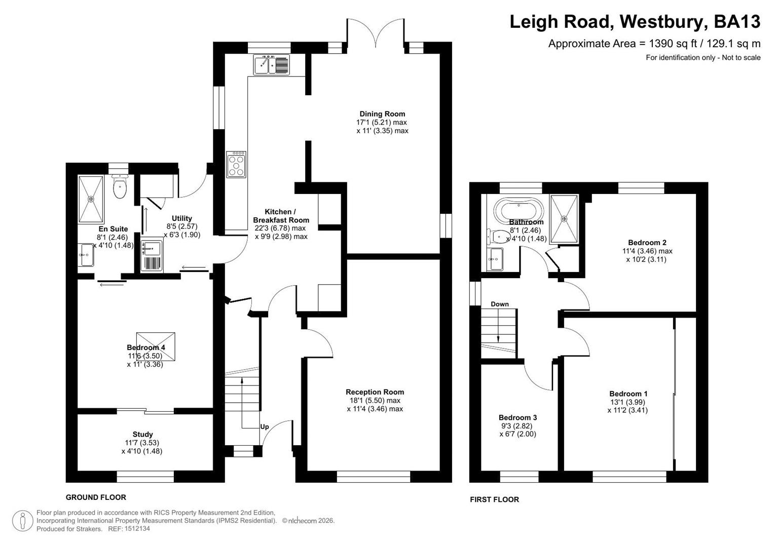 80, Leigh Road, Westbury floorplan