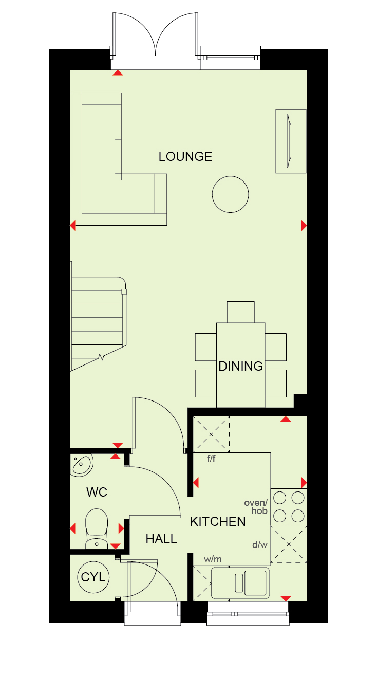 Plot 326 The Richmond,, Franklin Gardens, Cambridge floorplan