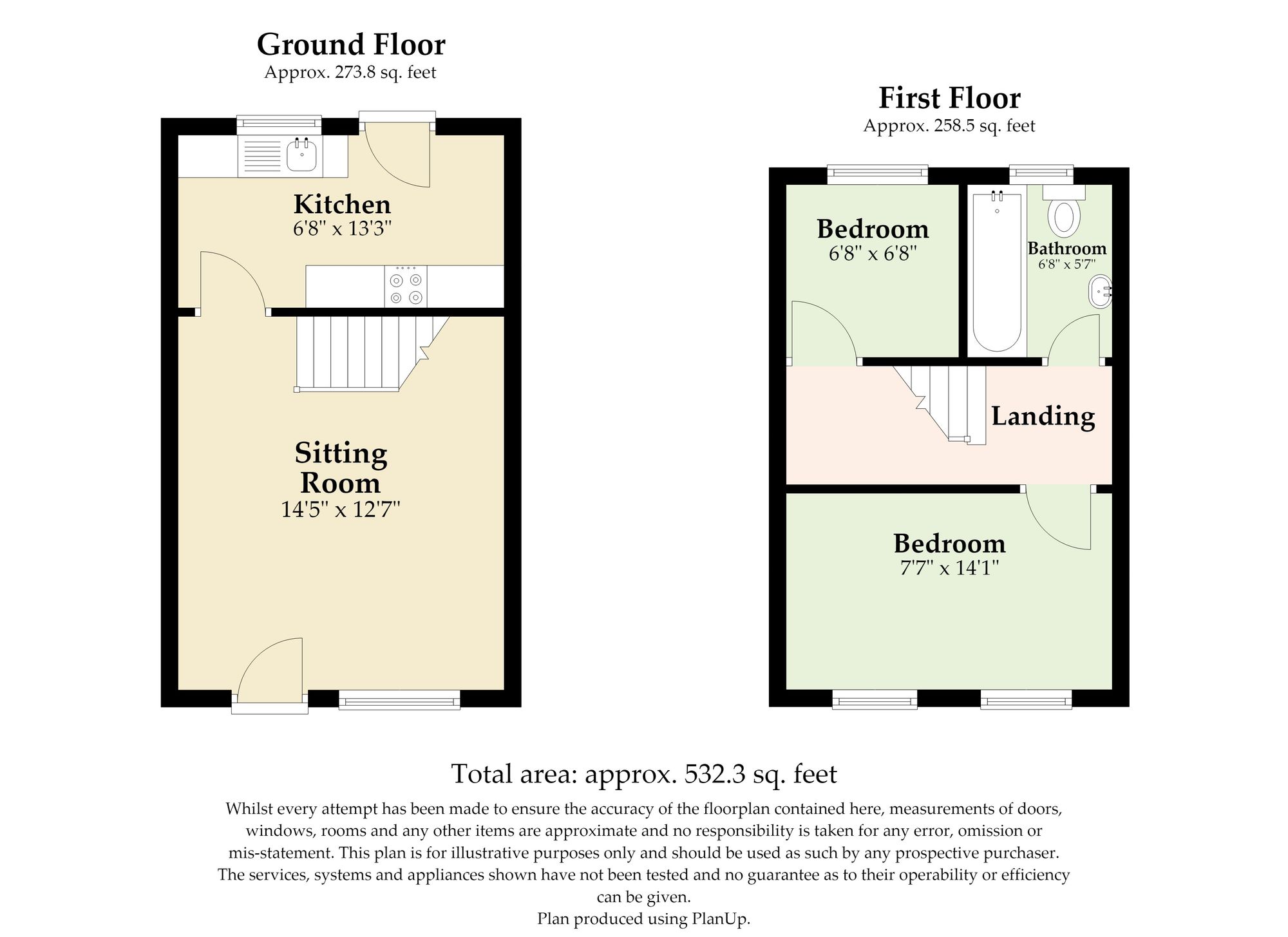 36 Chapel Street, Diss floorplan