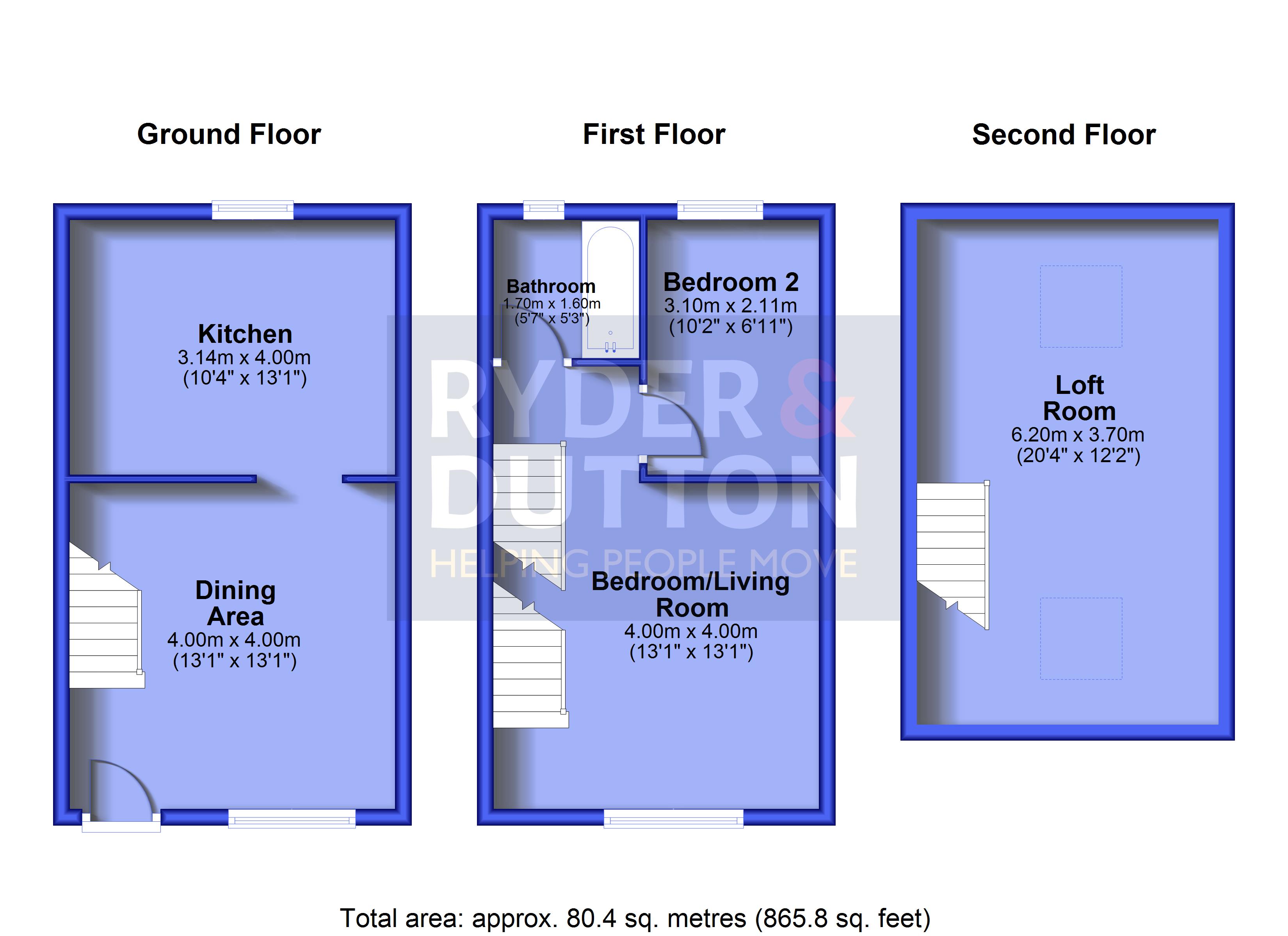 3, Bank Street, Hyde floorplan