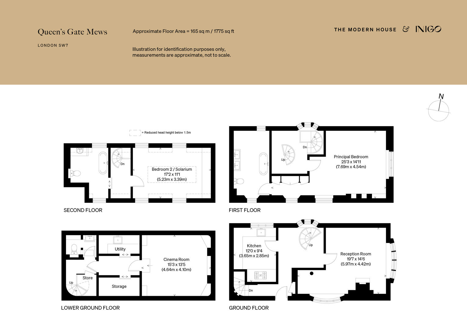 54, Queen's Gate Mews, London floorplan