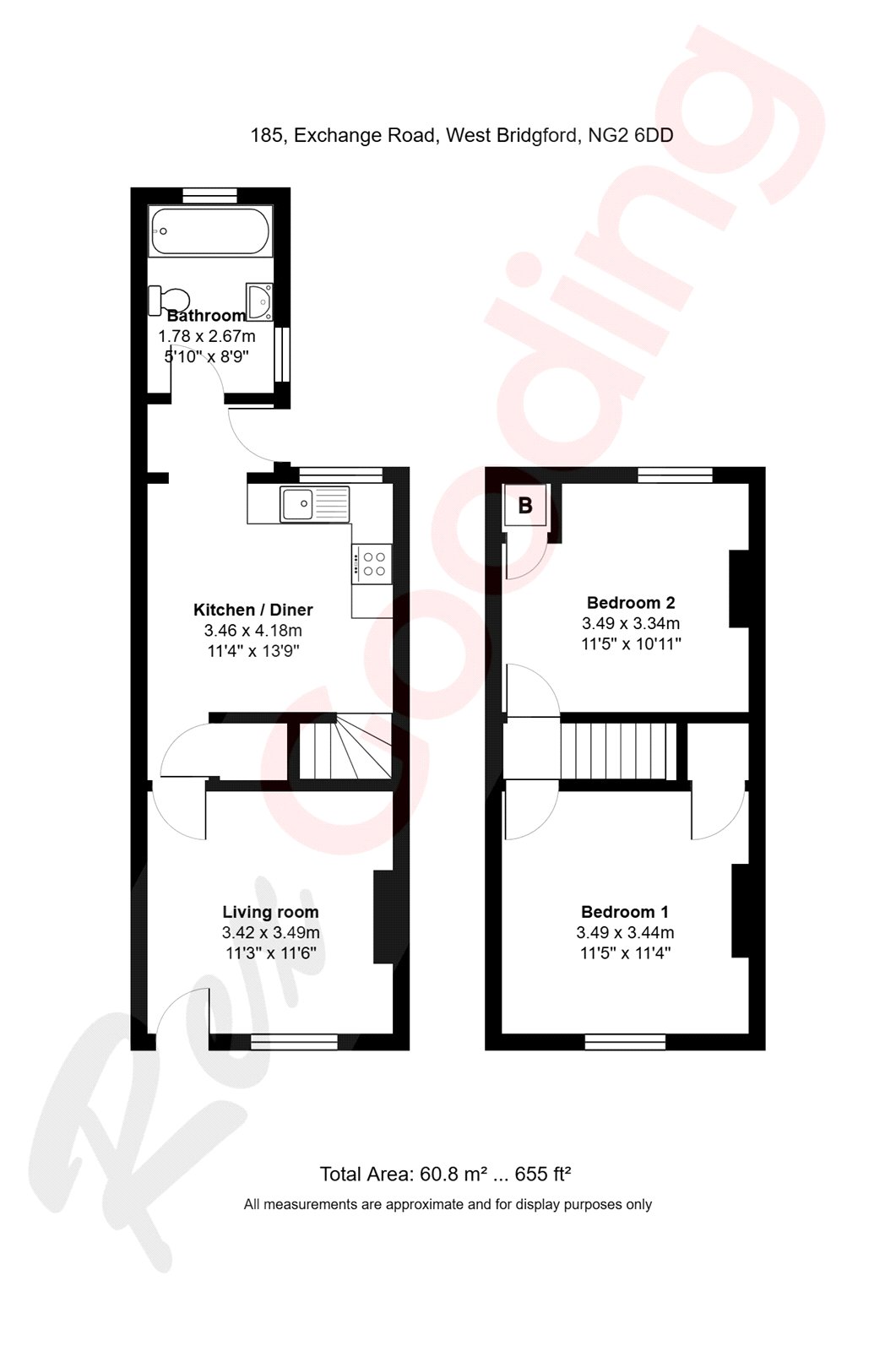 Exchange Road, Nottingham floorplan