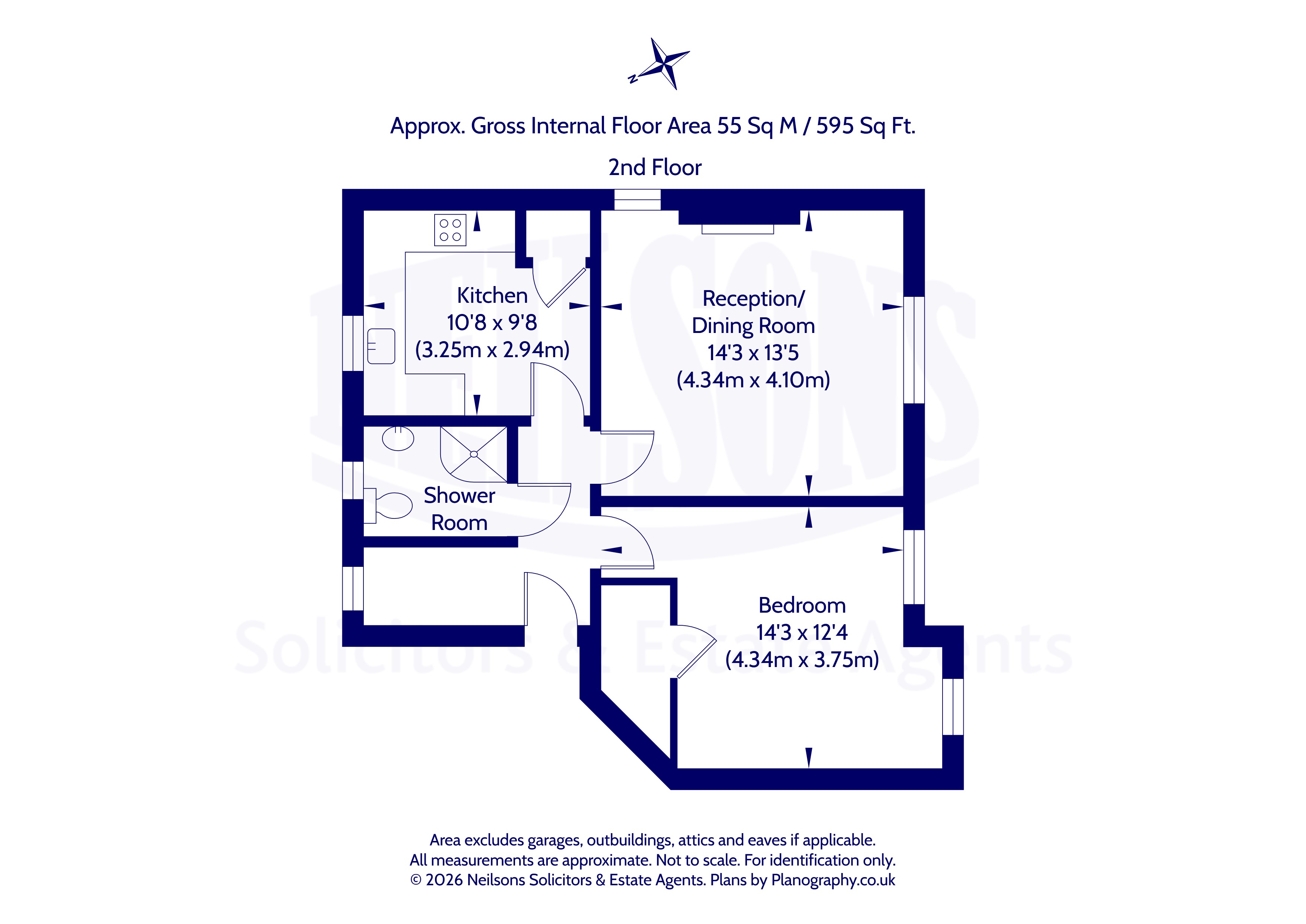 1/6, Whitson Place West, Edinburgh floorplan